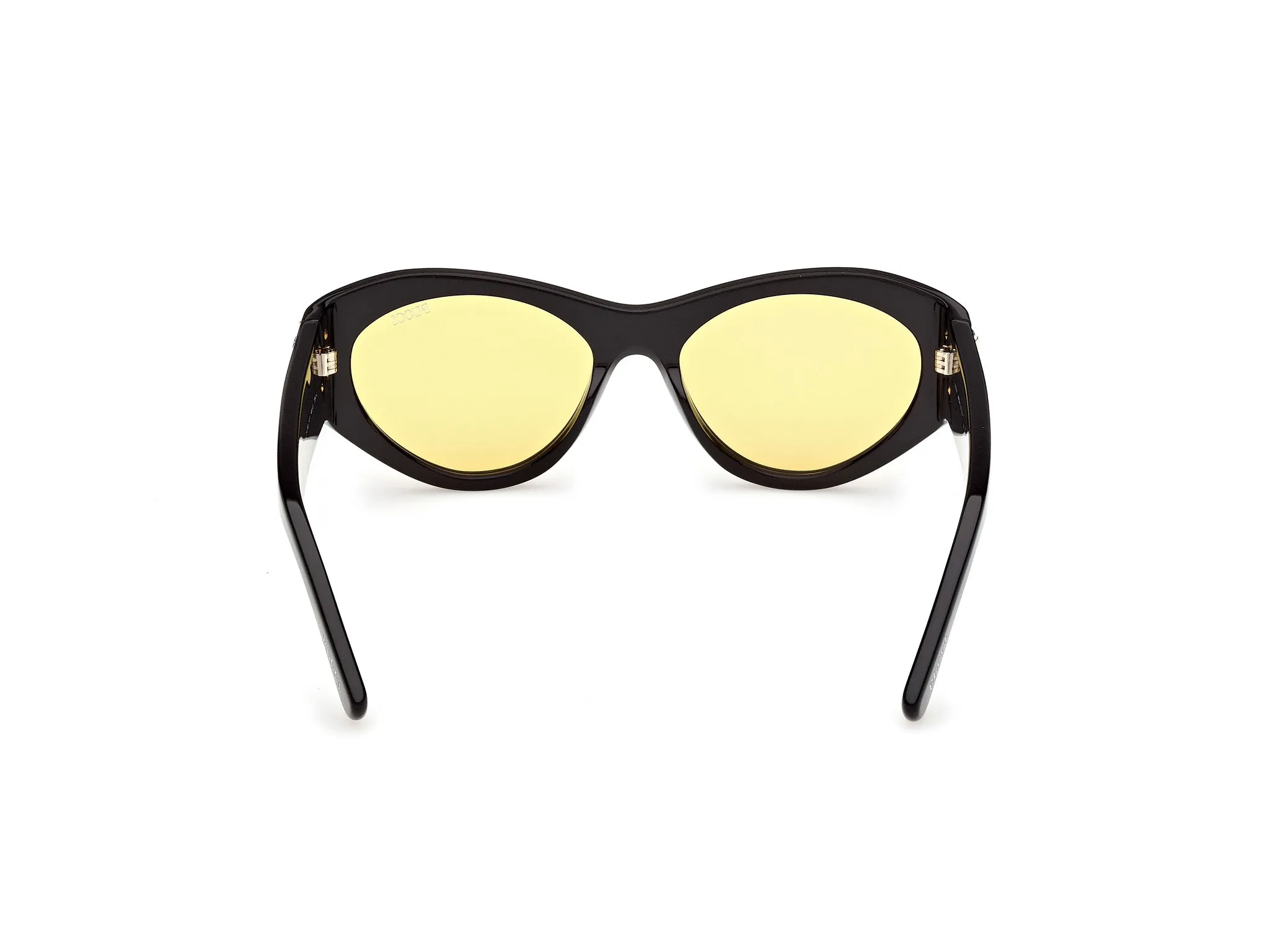 Emilio Pucci EP0249 01E Occhiali da sole Acetato Nero Giallo Cat Eye Normale - immagine 4