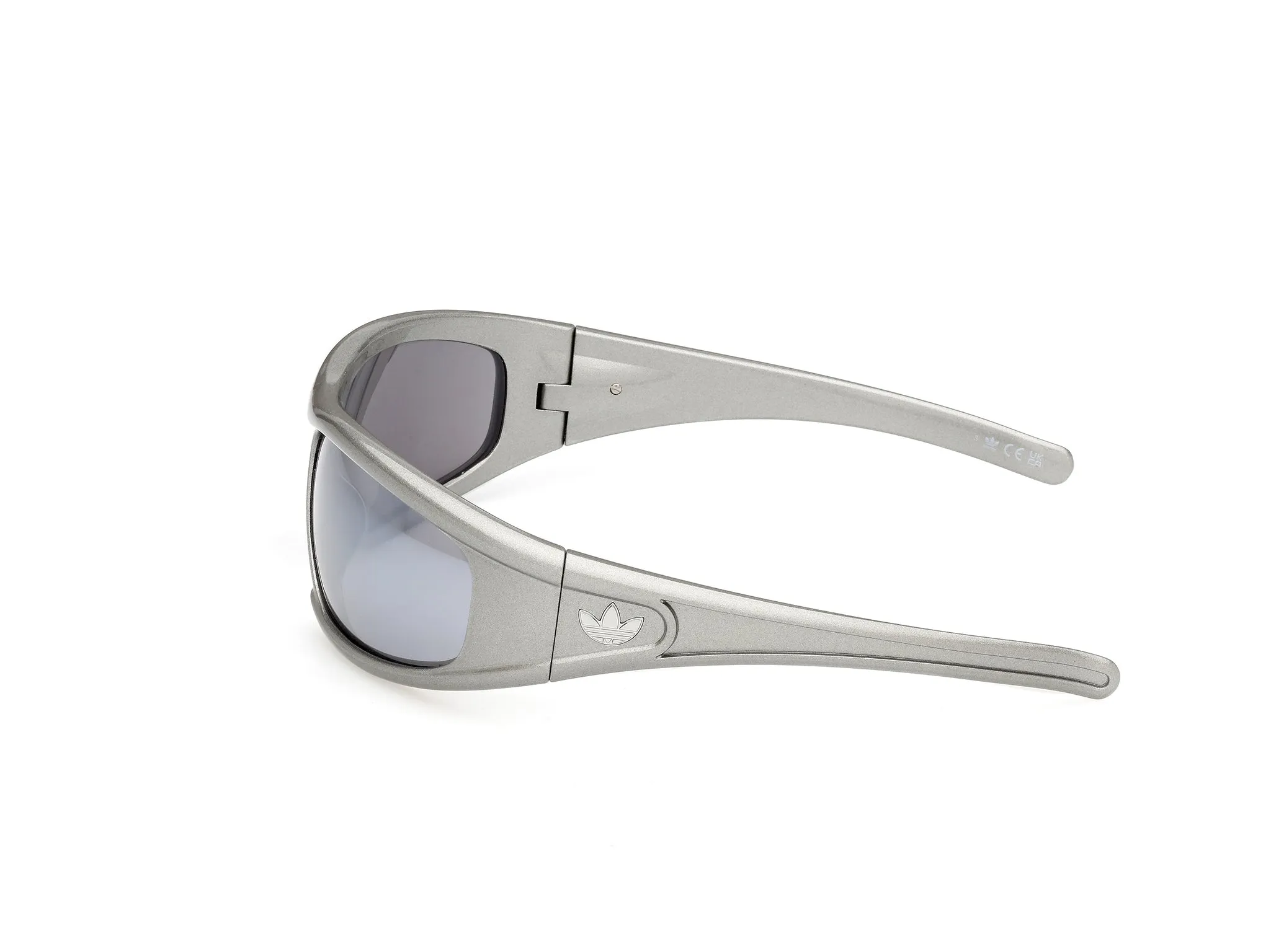 Adidas Sport OR0142 20C Occhiali da sole Iniettato Grigio Fumo Rotonda Normale - immagine 3