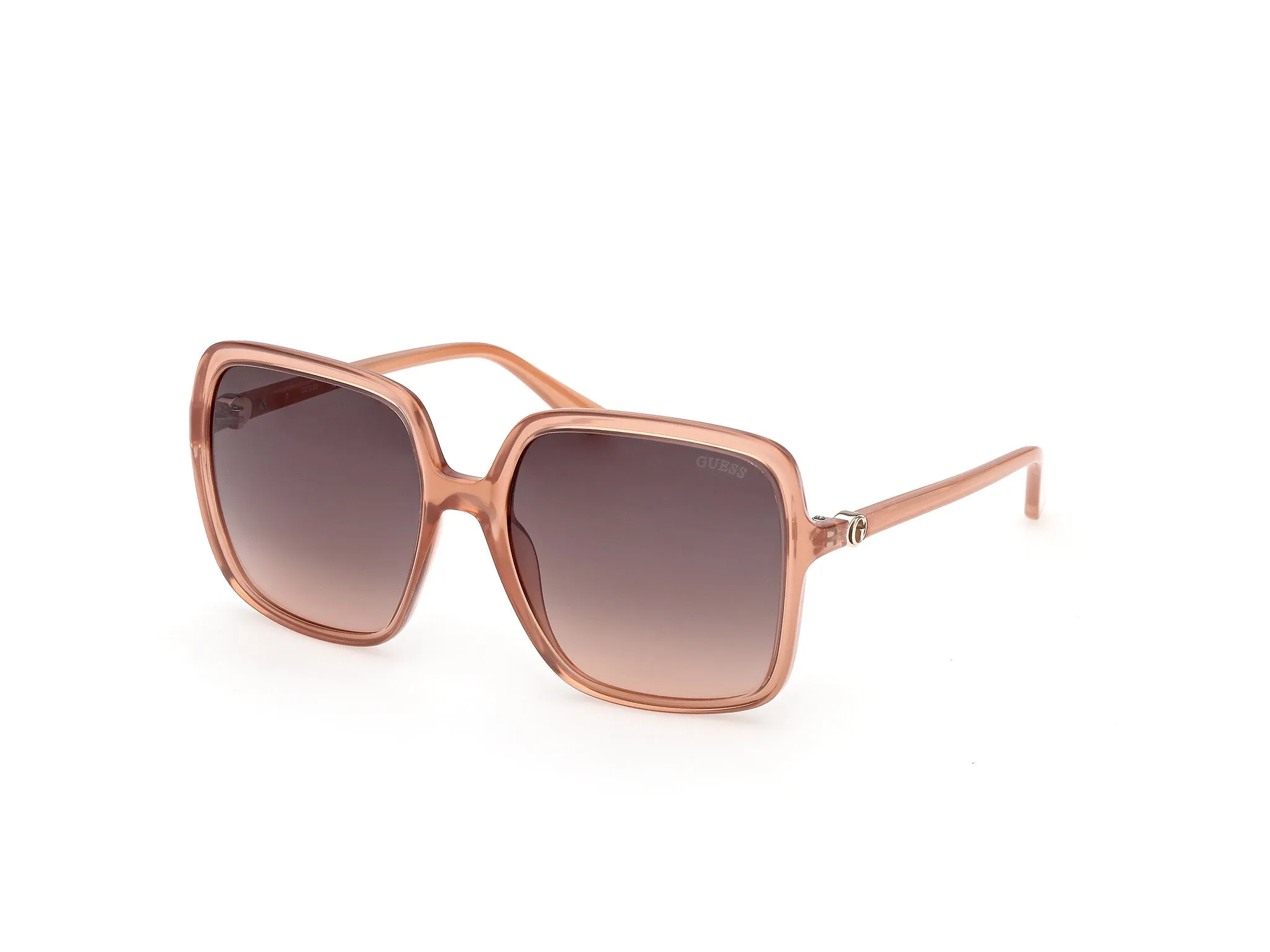 Guess GU00280 44B Occhiali da sole Iniettato Arancione Fumo Squadrata Normale - immagine 1