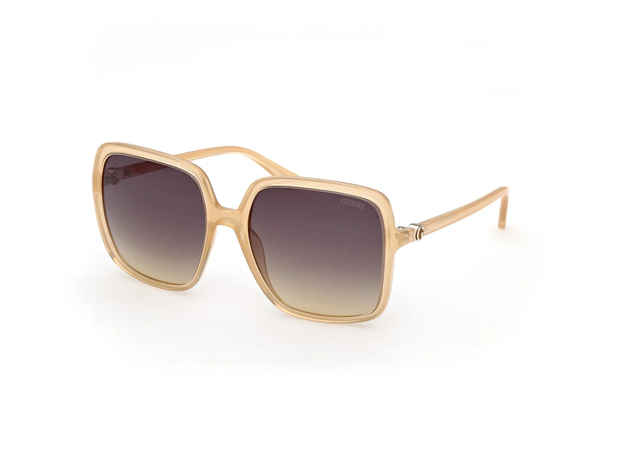 Guess GU00280 41B Occhiali da sole Iniettato Giallo Fumo Squadrata Normale - immagine 1