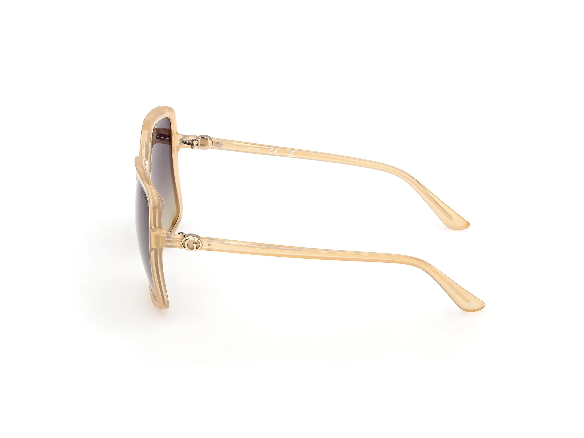 Guess GU00280 41B Occhiali da sole Iniettato Giallo Fumo Squadrata Normale - immagine 3