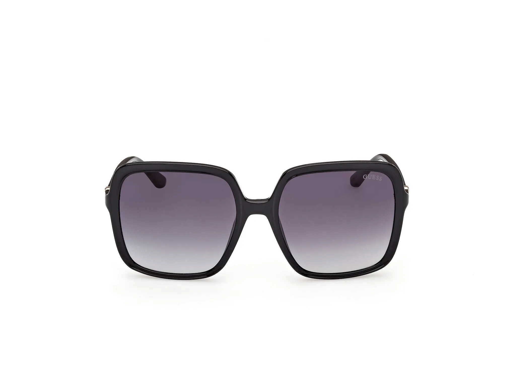 Guess GU00280 01B Occhiali da sole Iniettato Nero Fumo Squadrata Normale - immagine 2