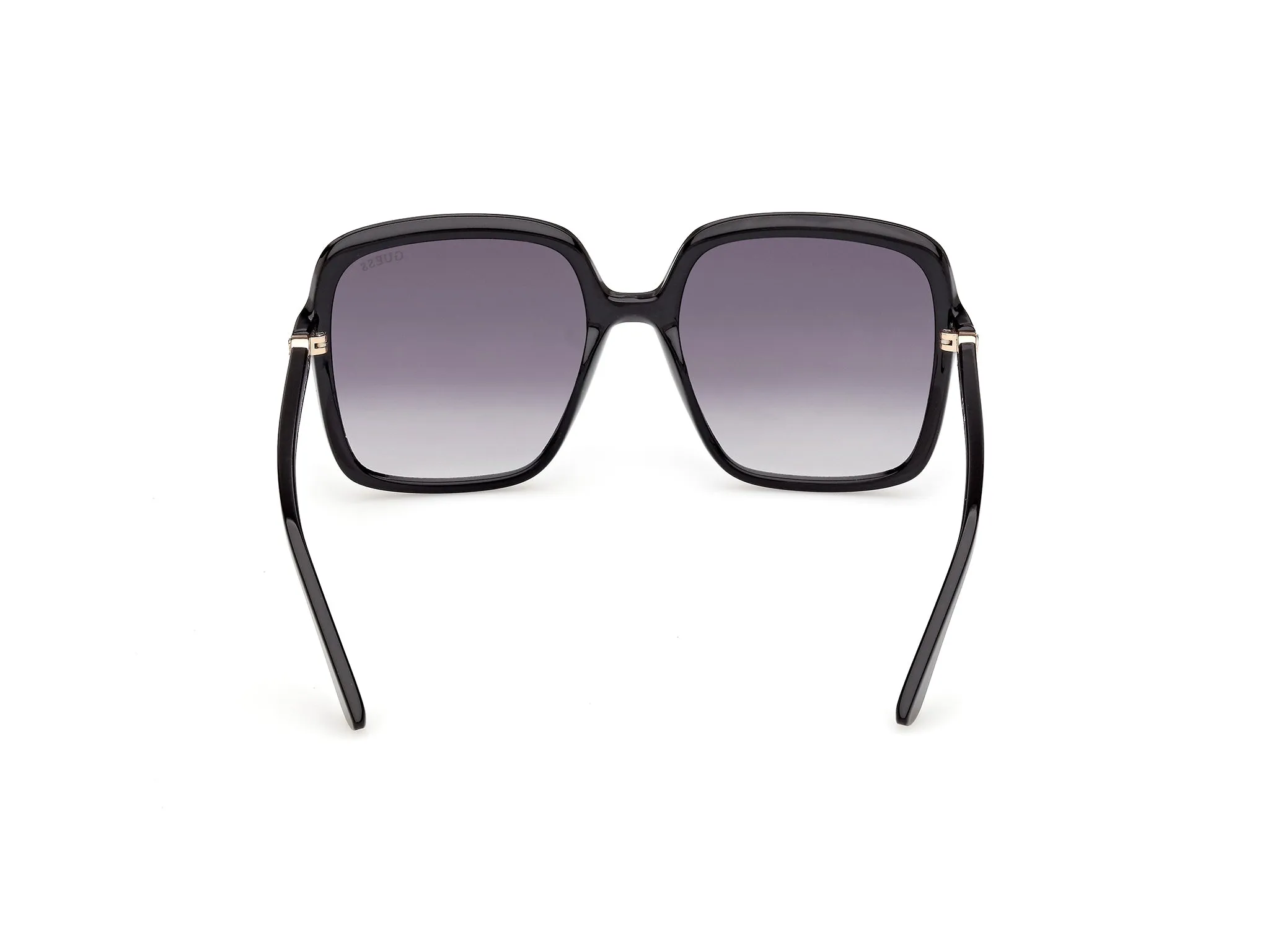 Guess GU00280 01B Occhiali da sole Iniettato Nero Fumo Squadrata Normale - immagine 4