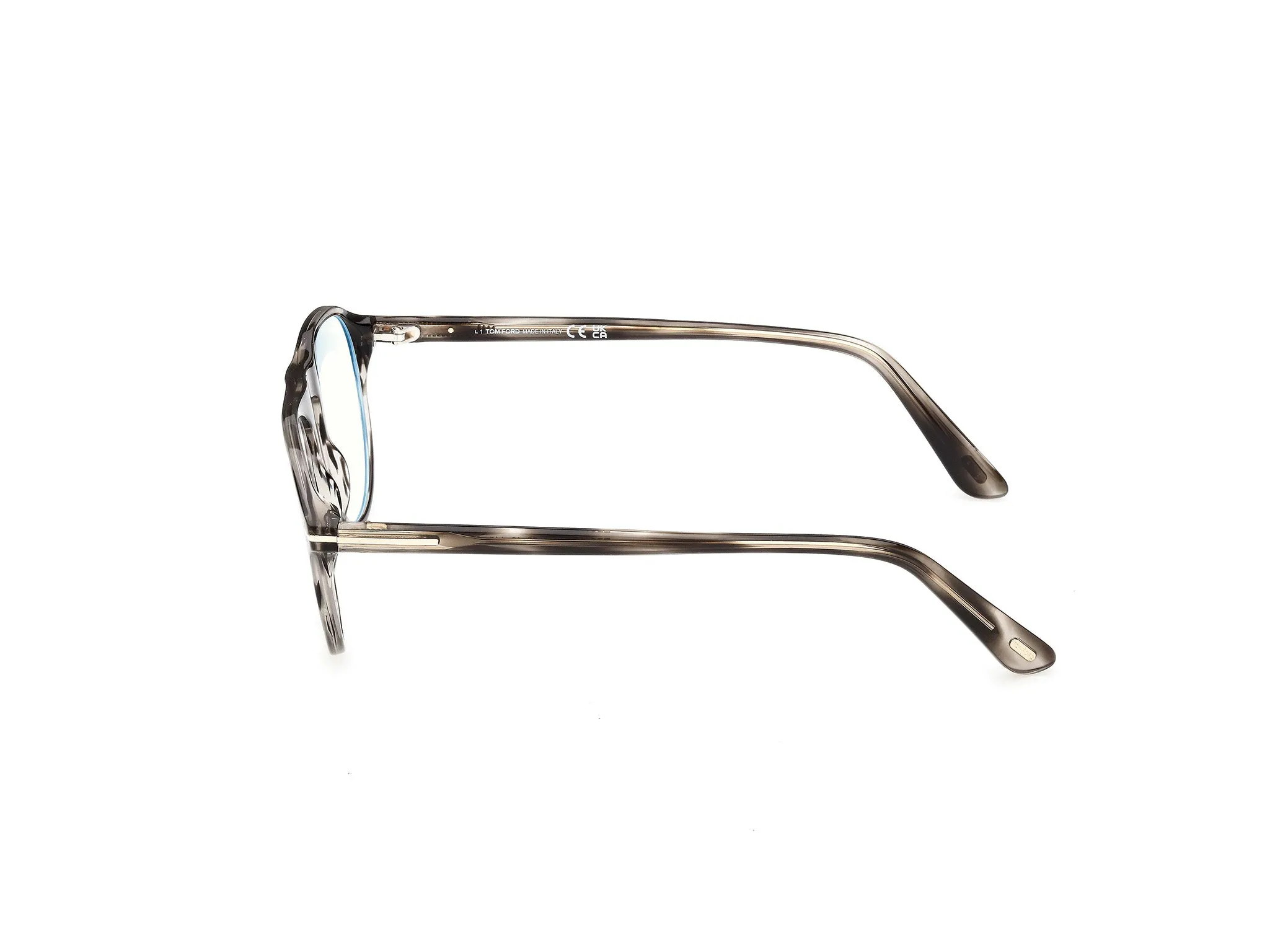 TOM FORD FT6118-B 55 Montature da vista Acetato Havana Pilot Normale - immagine 3