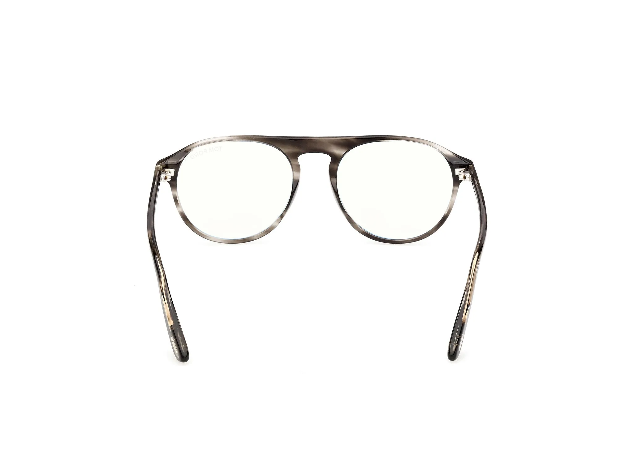 TOM FORD FT6118-B 55 Montature da vista Acetato Havana Pilot Normale - immagine 4