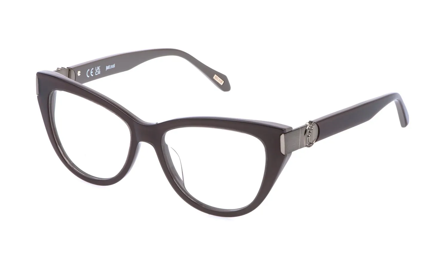 Just Cavalli VJC164 0D90 Montature da vista Acetato Marrone Farfalla - immagine 1