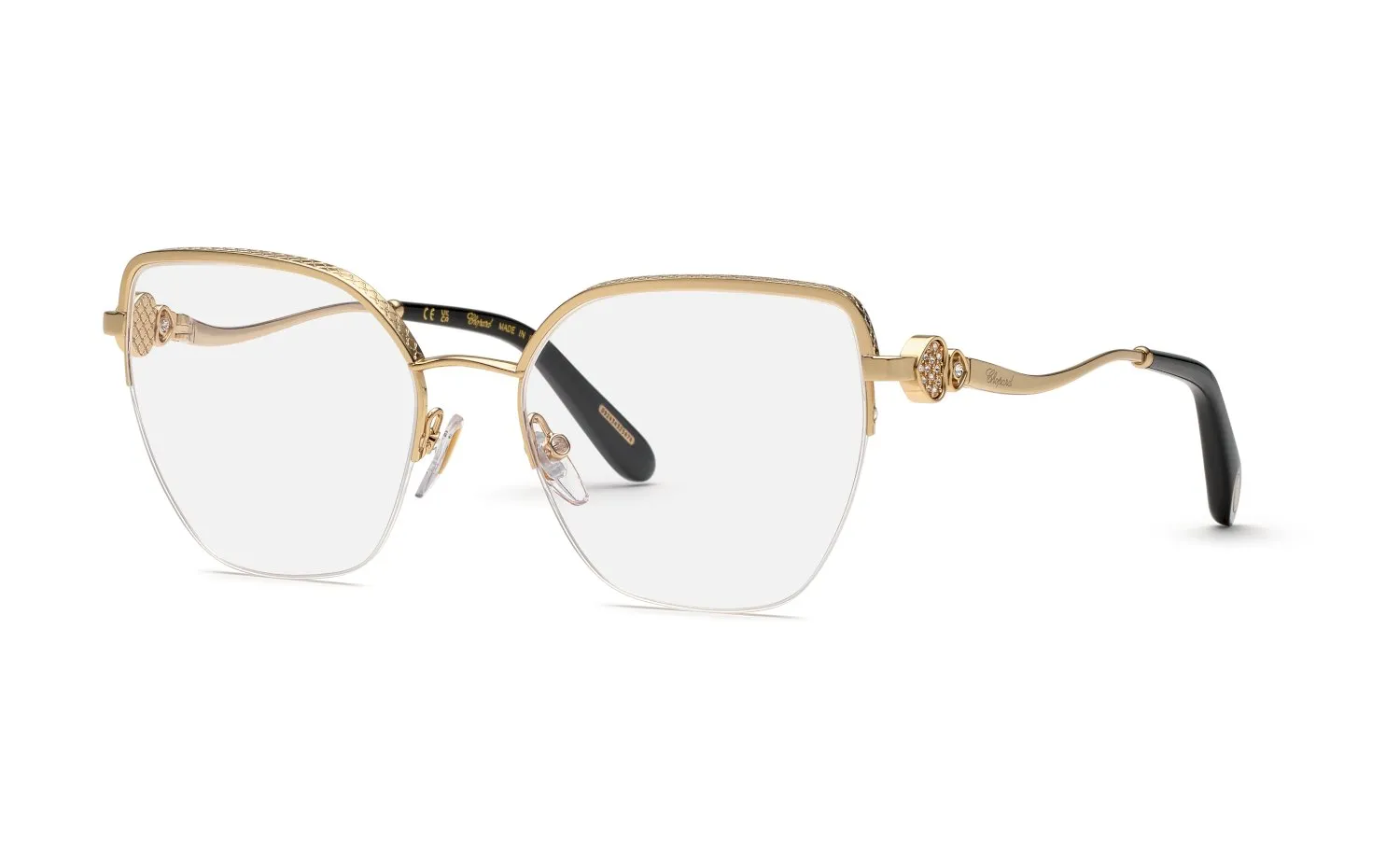 Chopard VCHL83S 300 Montature da vista Metallo Oro Geometrica - immagine 1