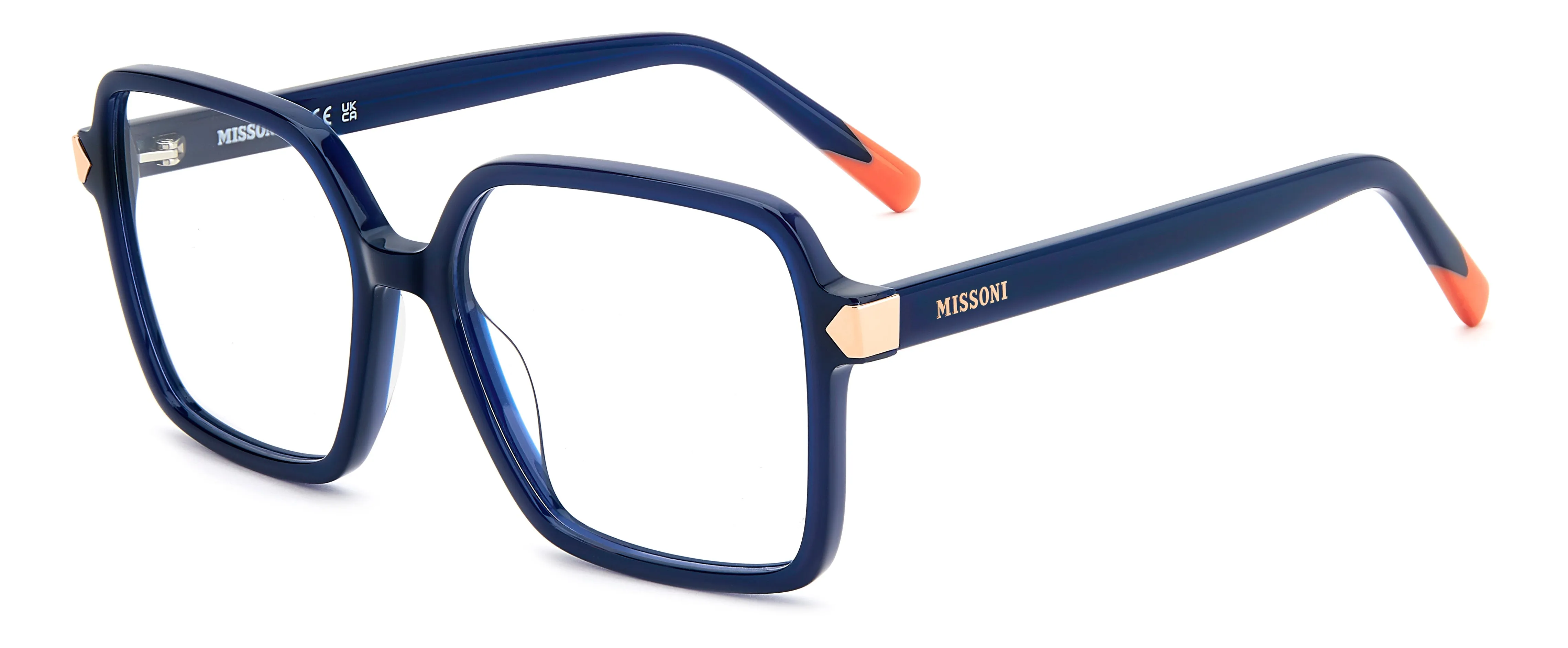 Missoni MIS 0288 PJP Montature da vista Acetato Blu Squadrata Normale - immagine 1