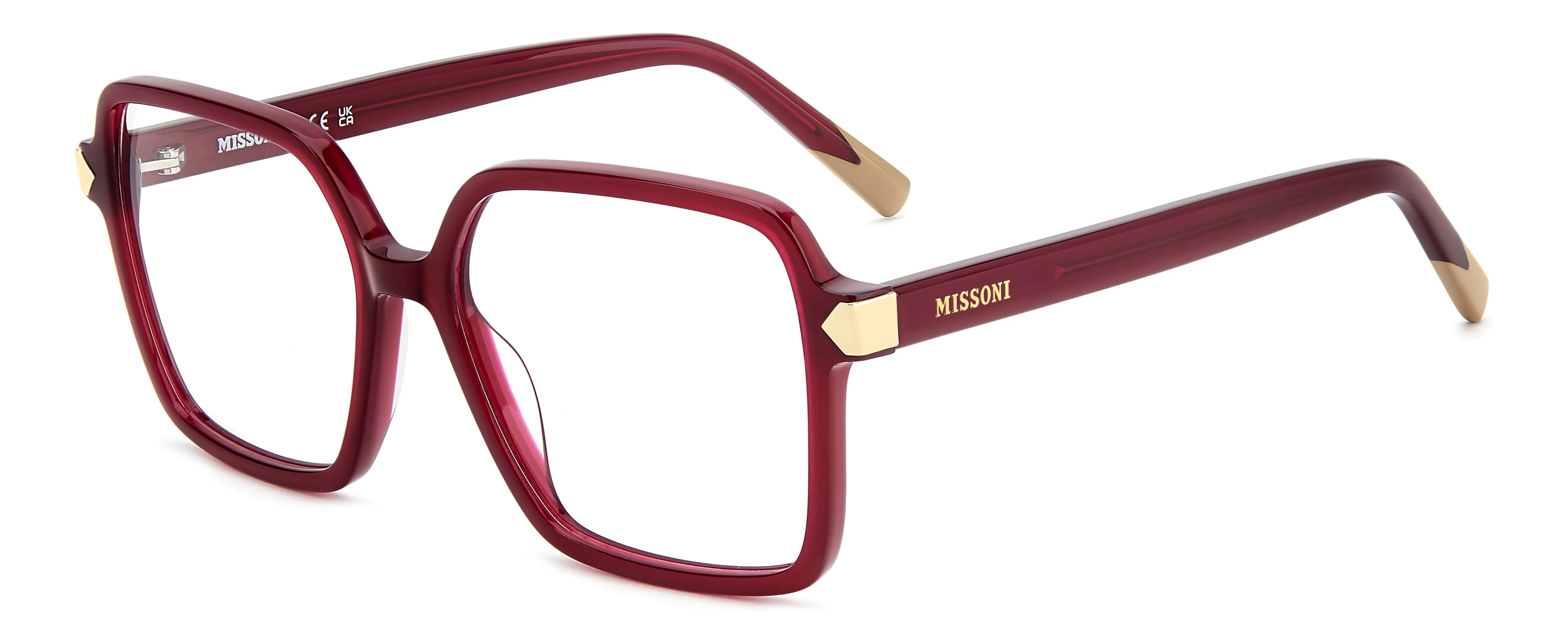 Missoni MIS 0288 8CQ Montature da vista Acetato Rosso Squadrata Normale - immagine 1
