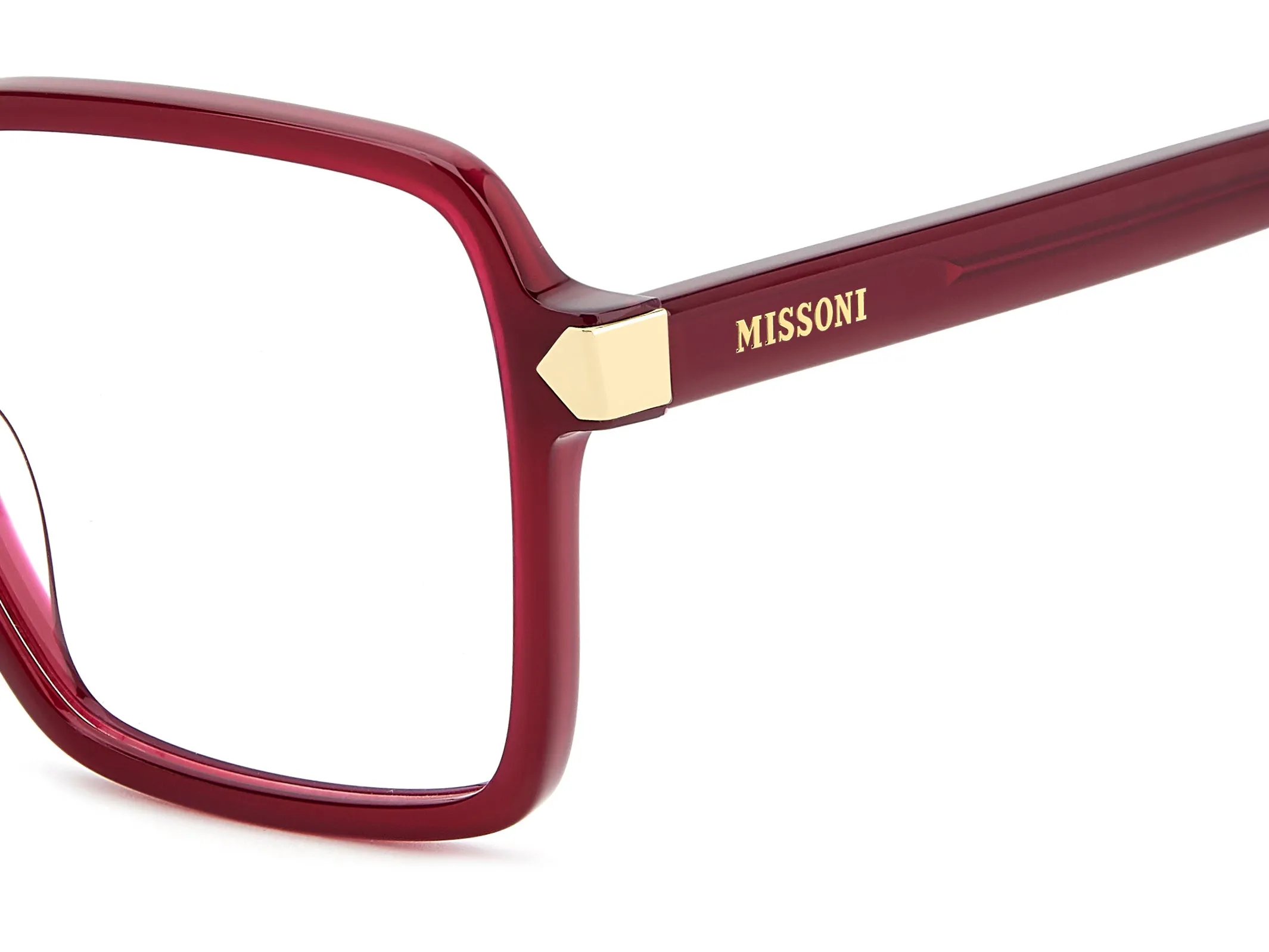 Missoni MIS 0288 8CQ Montature da vista Acetato Rosso Squadrata Normale - immagine 3