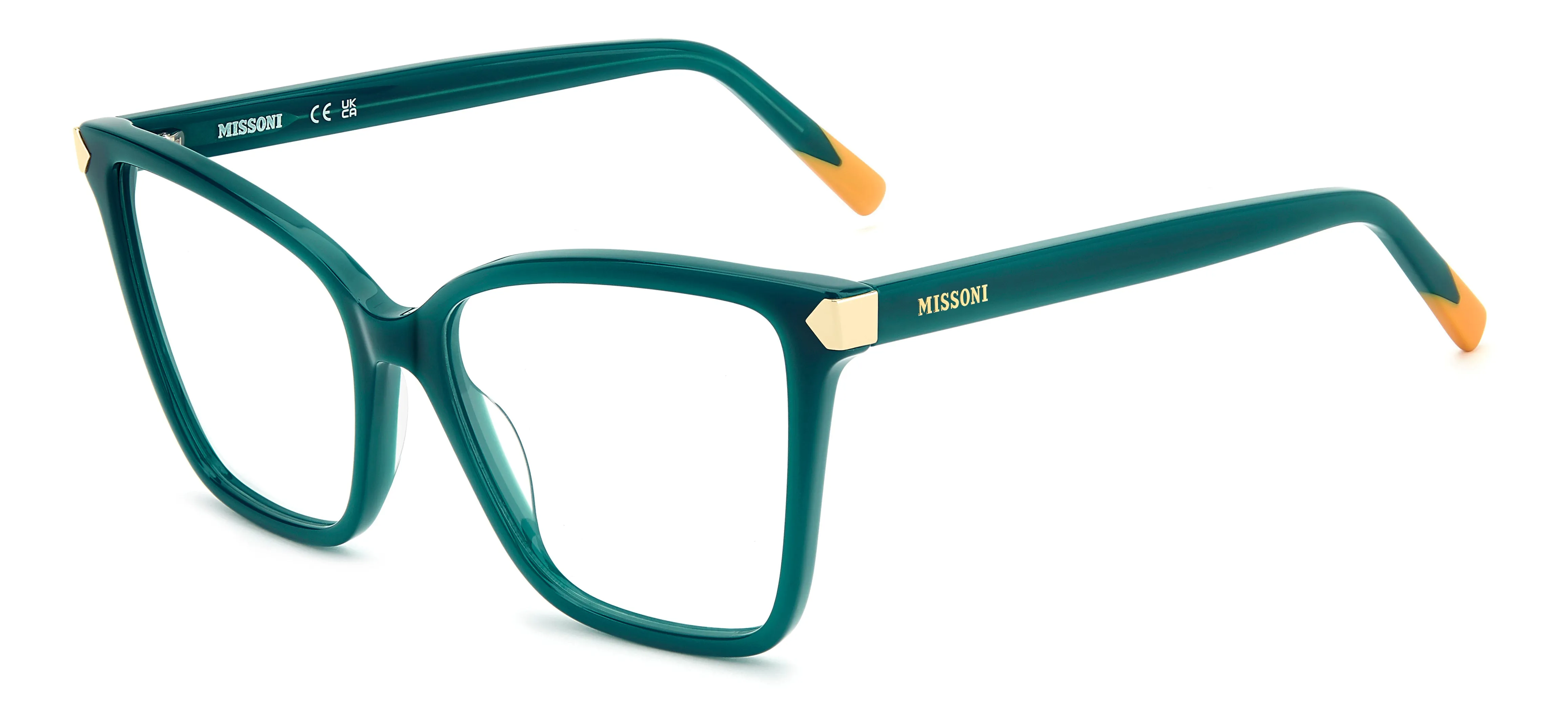 Missoni MIS 0286 ZI9 Montature da vista Acetato Verde Cat Eye Normale - immagine 1