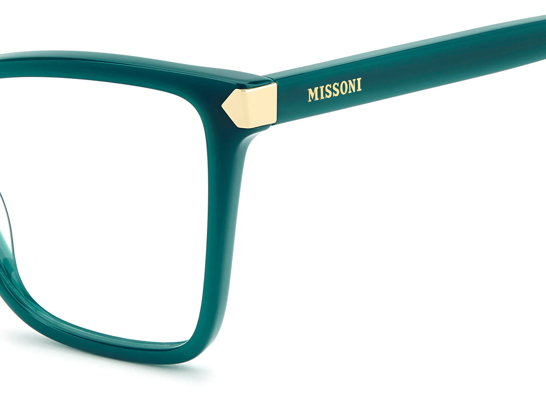 Missoni MIS 0286 ZI9 Montature da vista Acetato Verde Cat Eye Normale - immagine 3