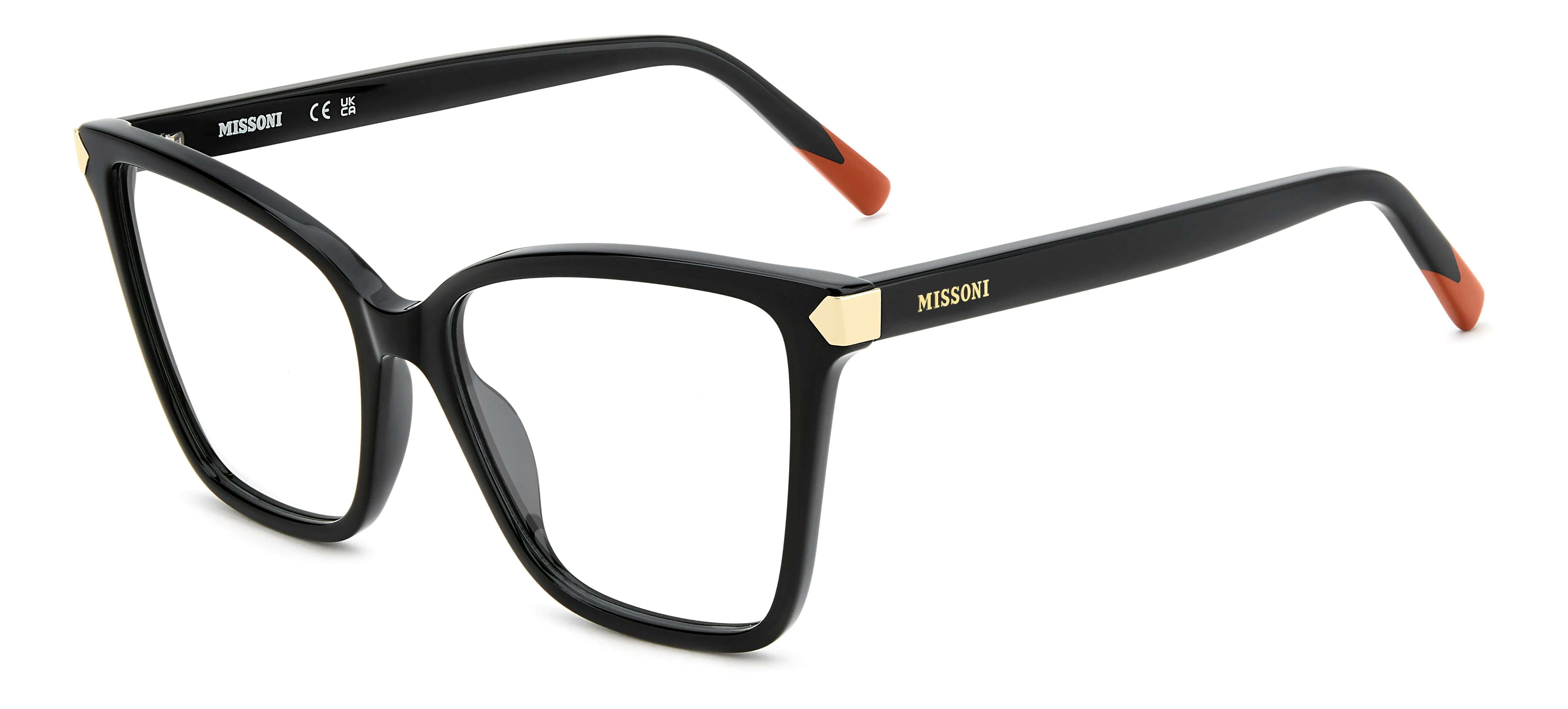 Missoni MIS 0286 807 Montature da vista Acetato Nero Cat Eye Normale - immagine 1