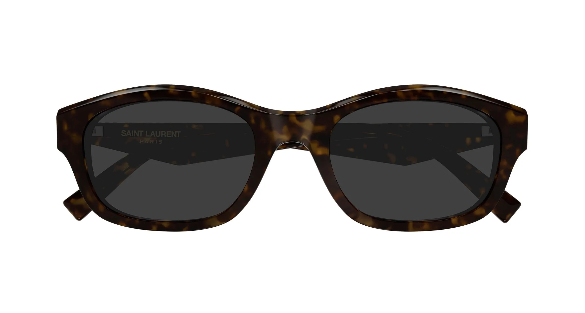 SAINT LAURENT SL M172 002 Occhiali da sole Acetato Havana Grigio Squadrata - immagine 2