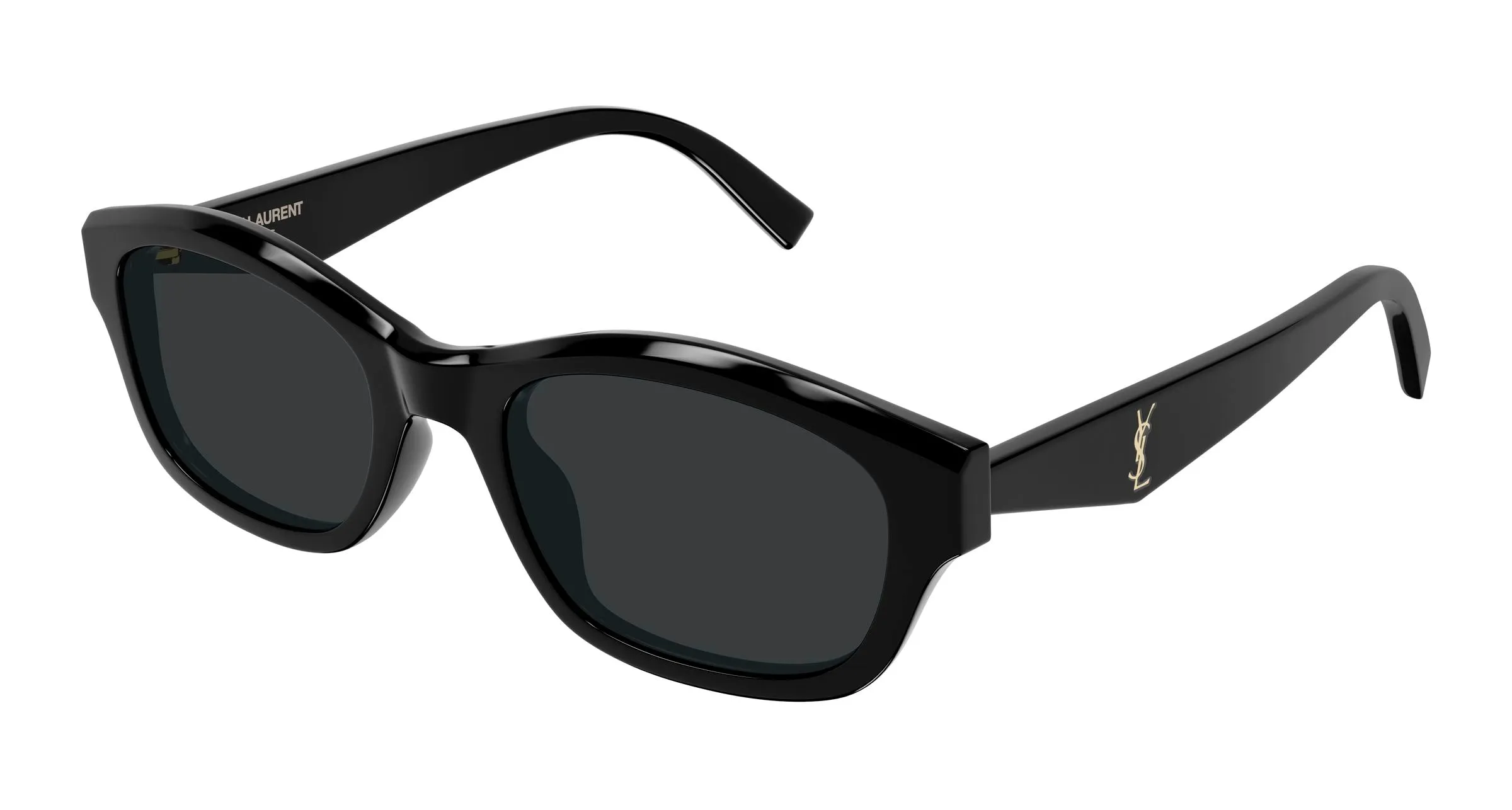 SAINT LAURENT SL M172 001 Occhiali da sole Acetato Nero Nero Squadrata - immagine 1