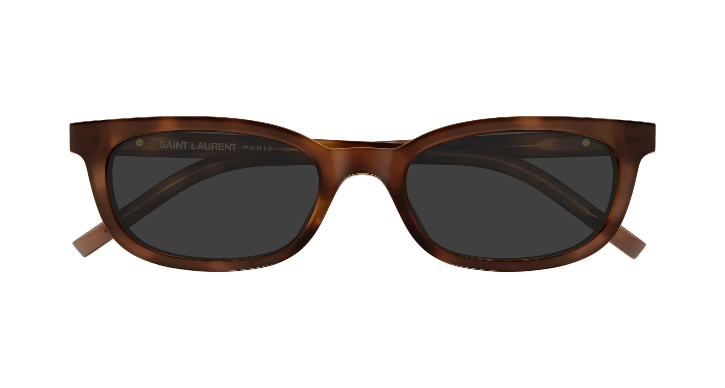 SAINT LAURENT SL M160 003 Occhiali da sole Acetato Havana Grigio Cat Eye - immagine 2