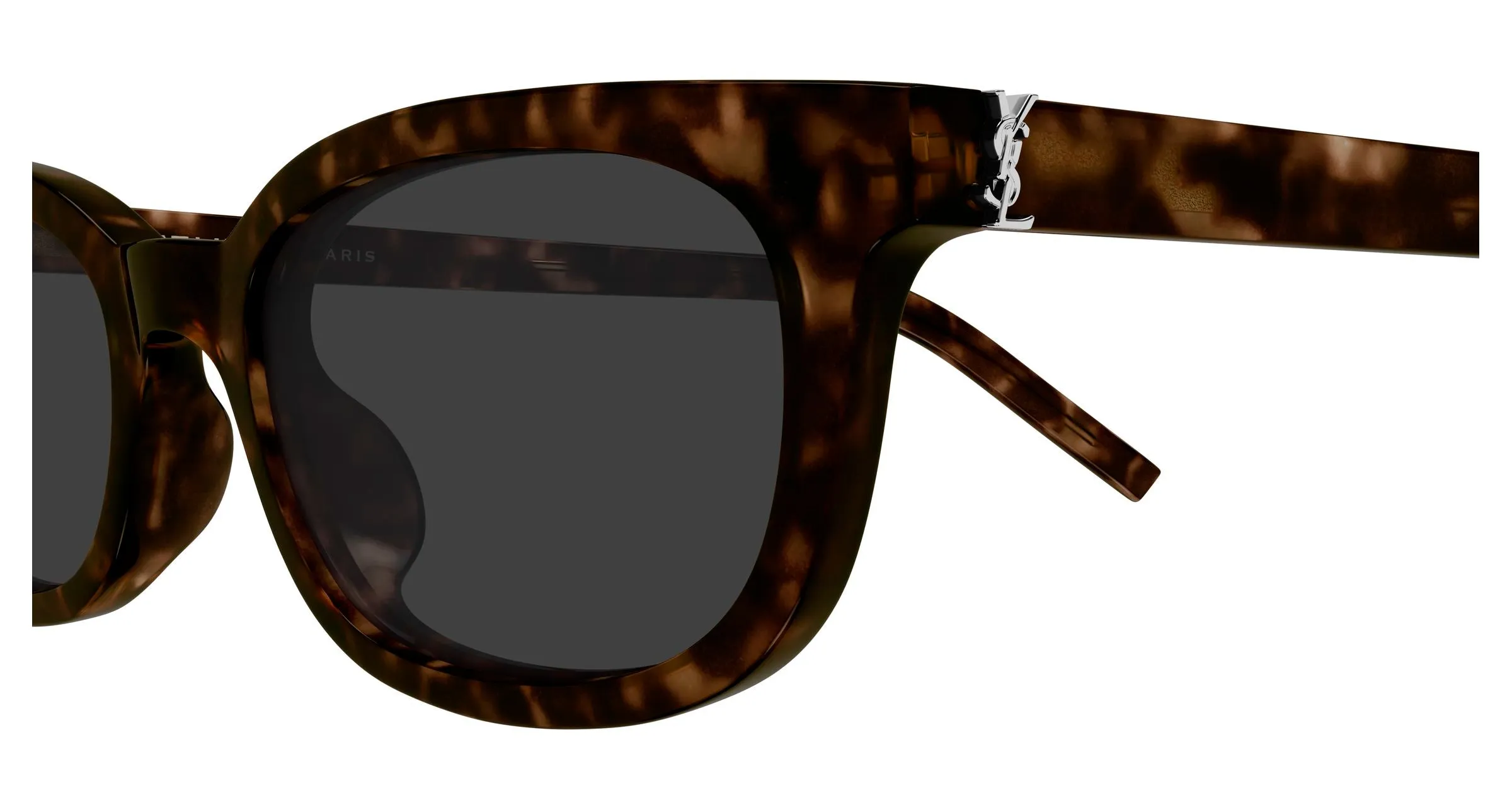 SAINT LAURENT SL M160 002 Occhiali da sole Acetato Havana Grigio Cat Eye - immagine 3