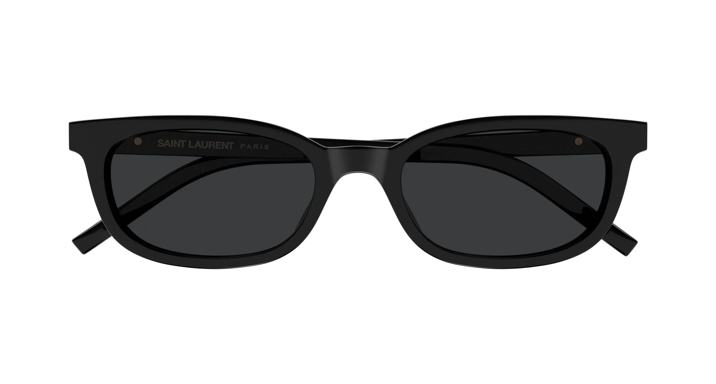 SAINT LAURENT SL M160 001 Occhiali da sole Acetato Nero Nero Cat Eye - immagine 2