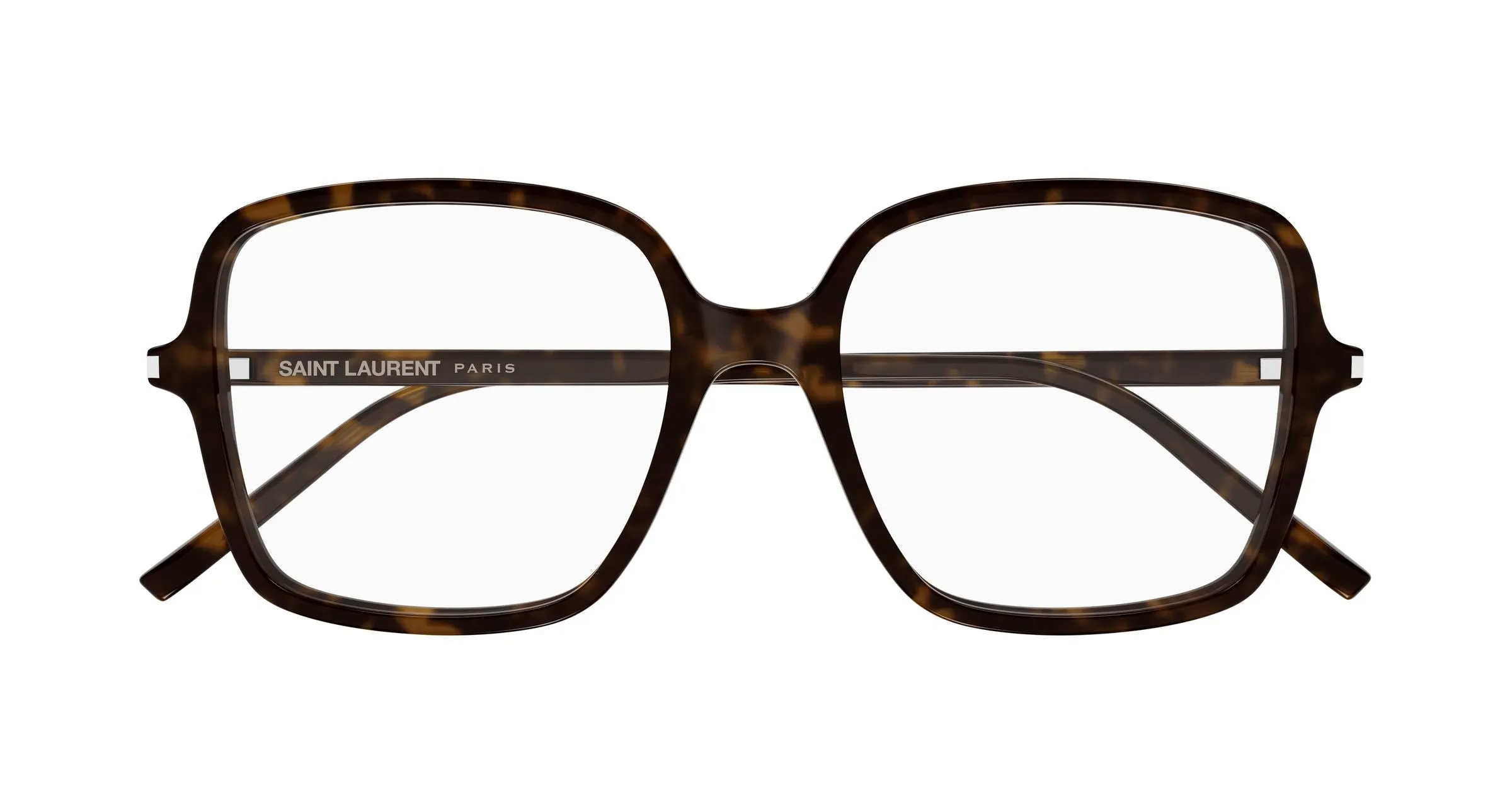 SAINT LAURENT SL 892 002 Montature da vista Acetato Havana Trasparente Squadrata Antiriflesso - immagine 2