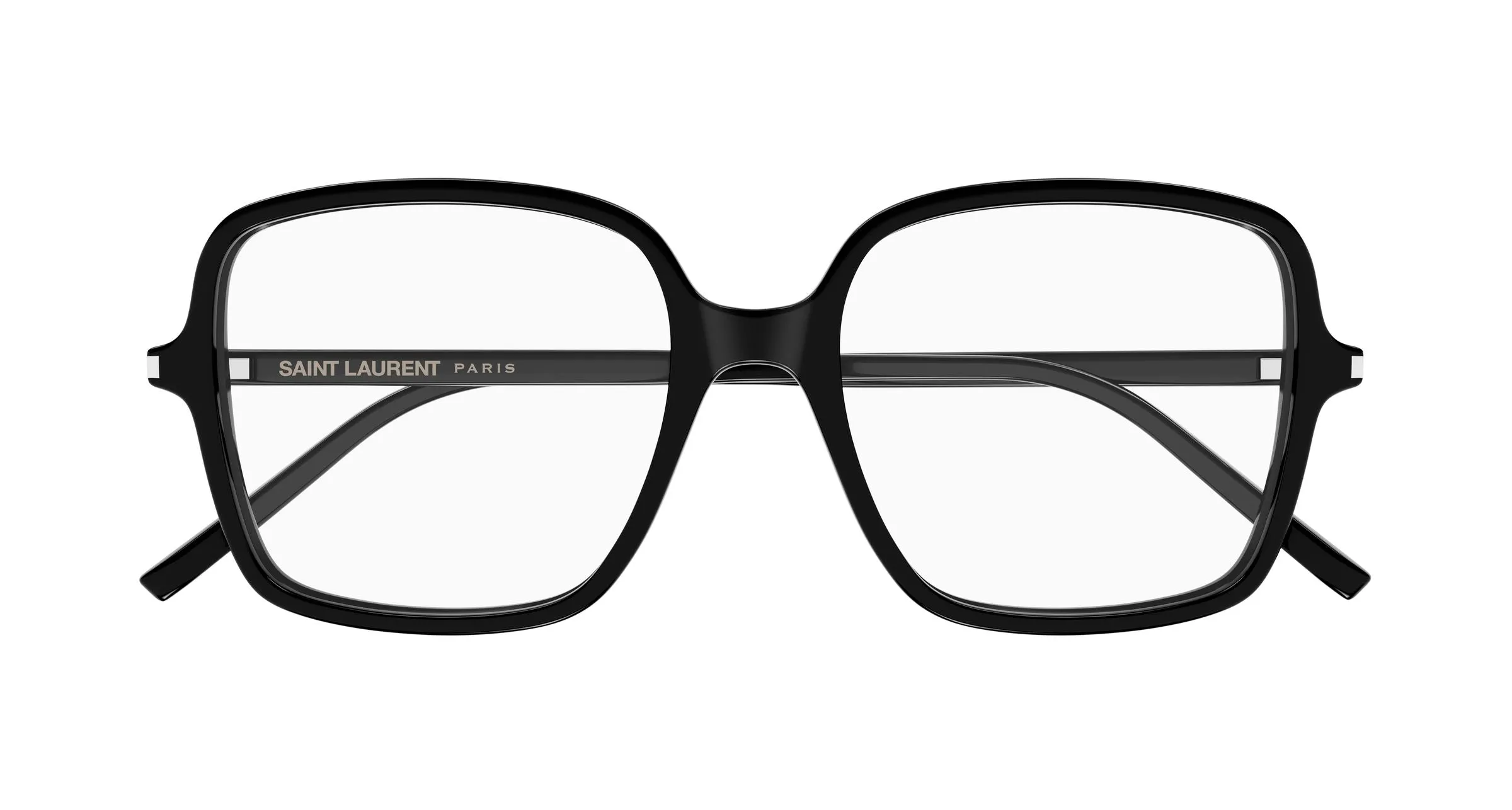 SAINT LAURENT SL 892 001 Montature da vista Acetato Nero Trasparente Squadrata Antiriflesso - immagine 2