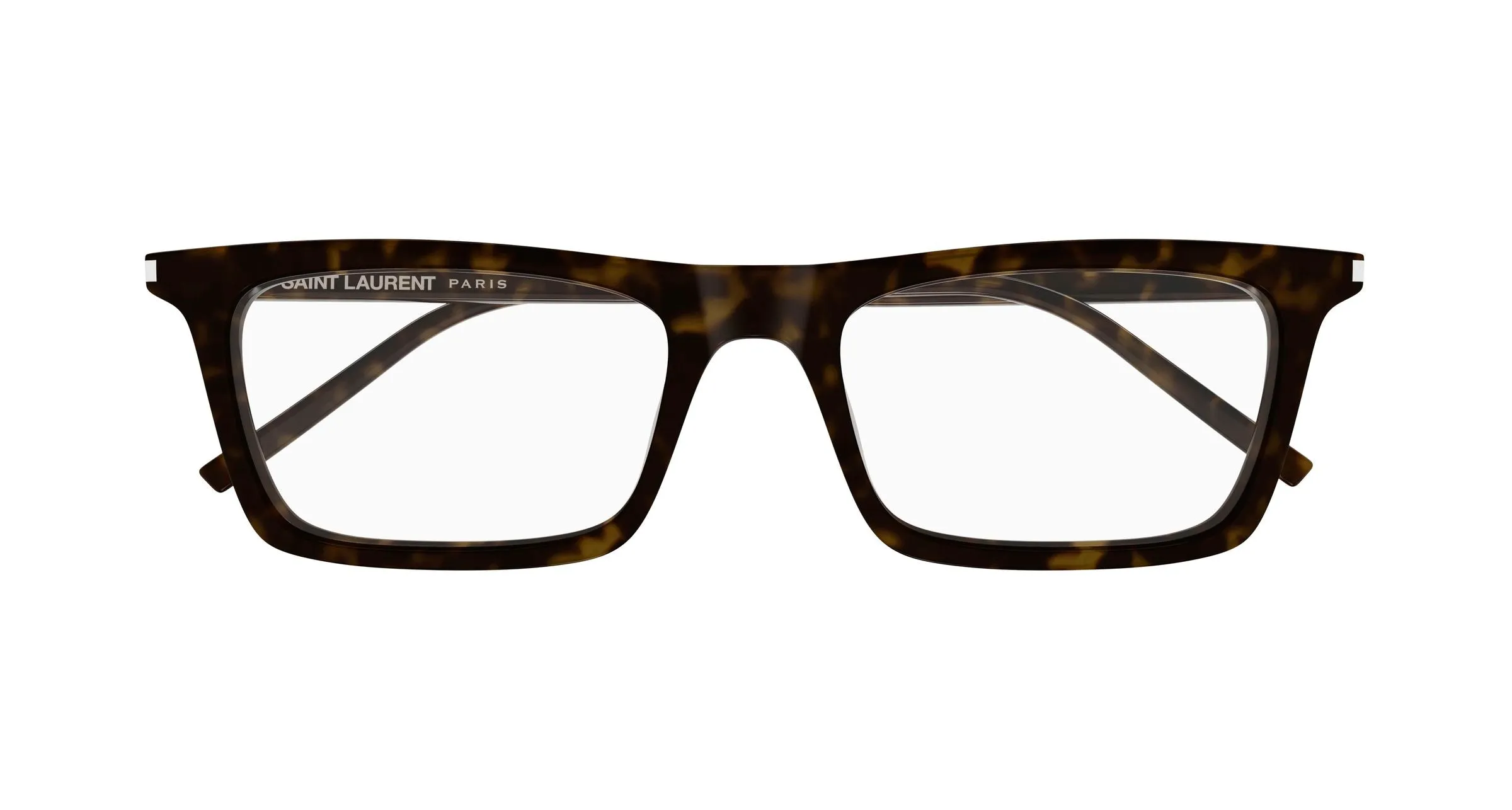 SAINT LAURENT SL 890 BETTY THIN OPT 002 Montature da vista Acetato Havana Trasparente Squadrata Antiriflesso - immagine 2