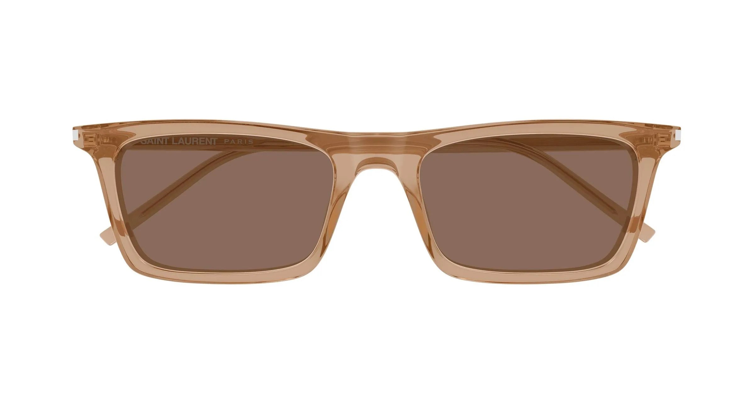SAINT LAURENT SL 890 BETTY THIN 005 Occhiali da sole Acetato Marrone Marrone Squadrata - immagine 2
