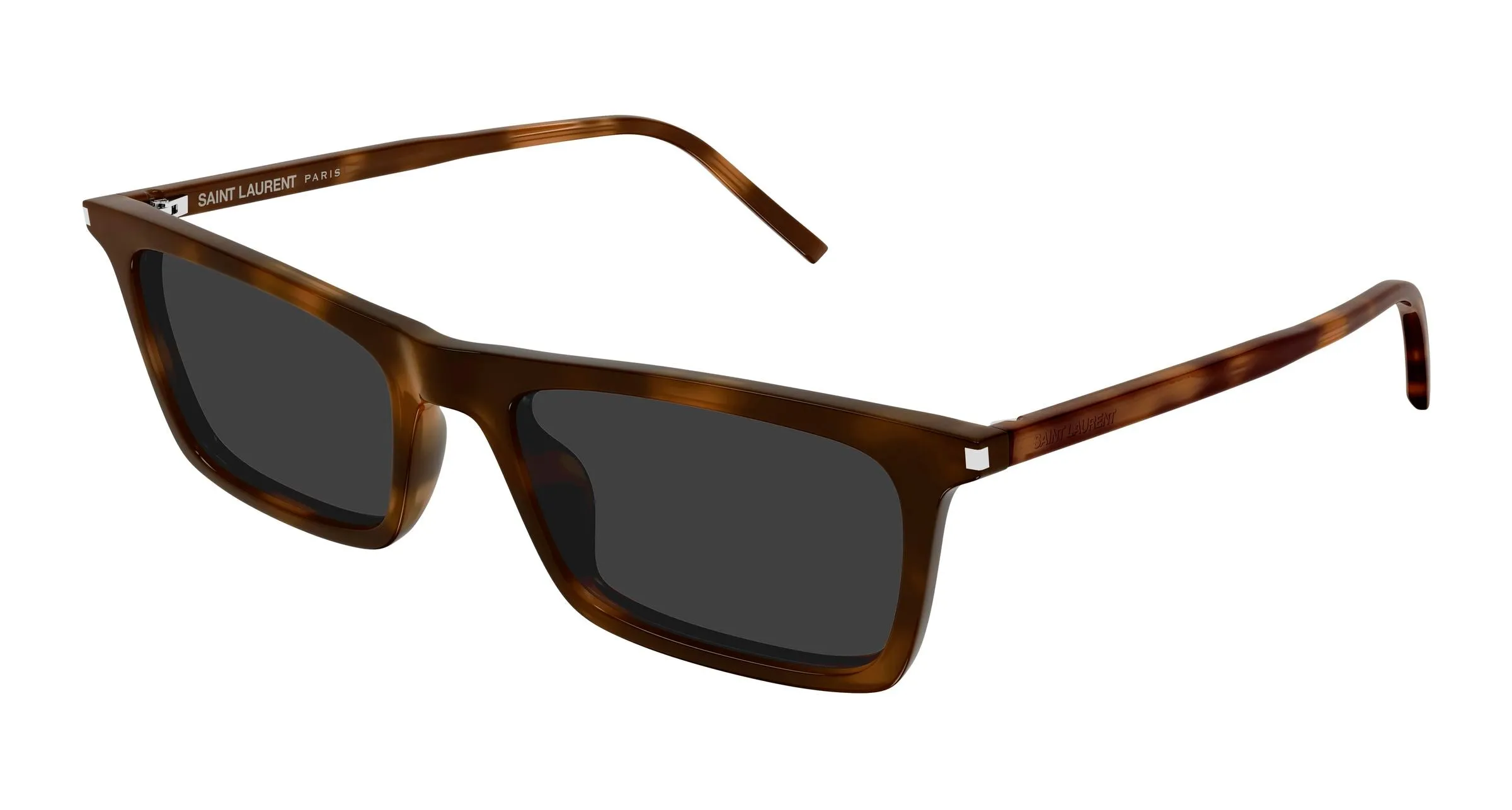SAINT LAURENT SL 890 BETTY THIN 003 Occhiali da sole Acetato Havana Grigio Squadrata - immagine 1