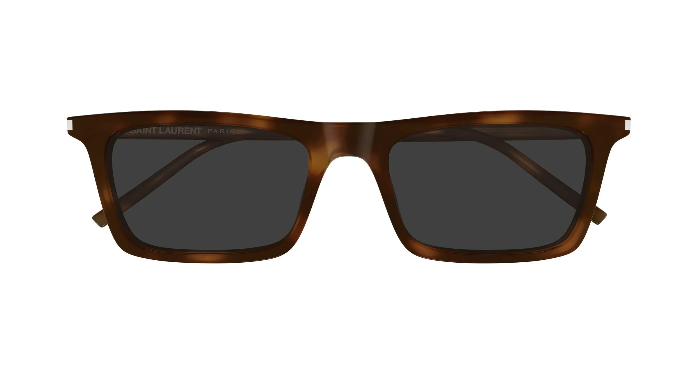 SAINT LAURENT SL 890 BETTY THIN 003 Occhiali da sole Acetato Havana Grigio Squadrata - immagine 2