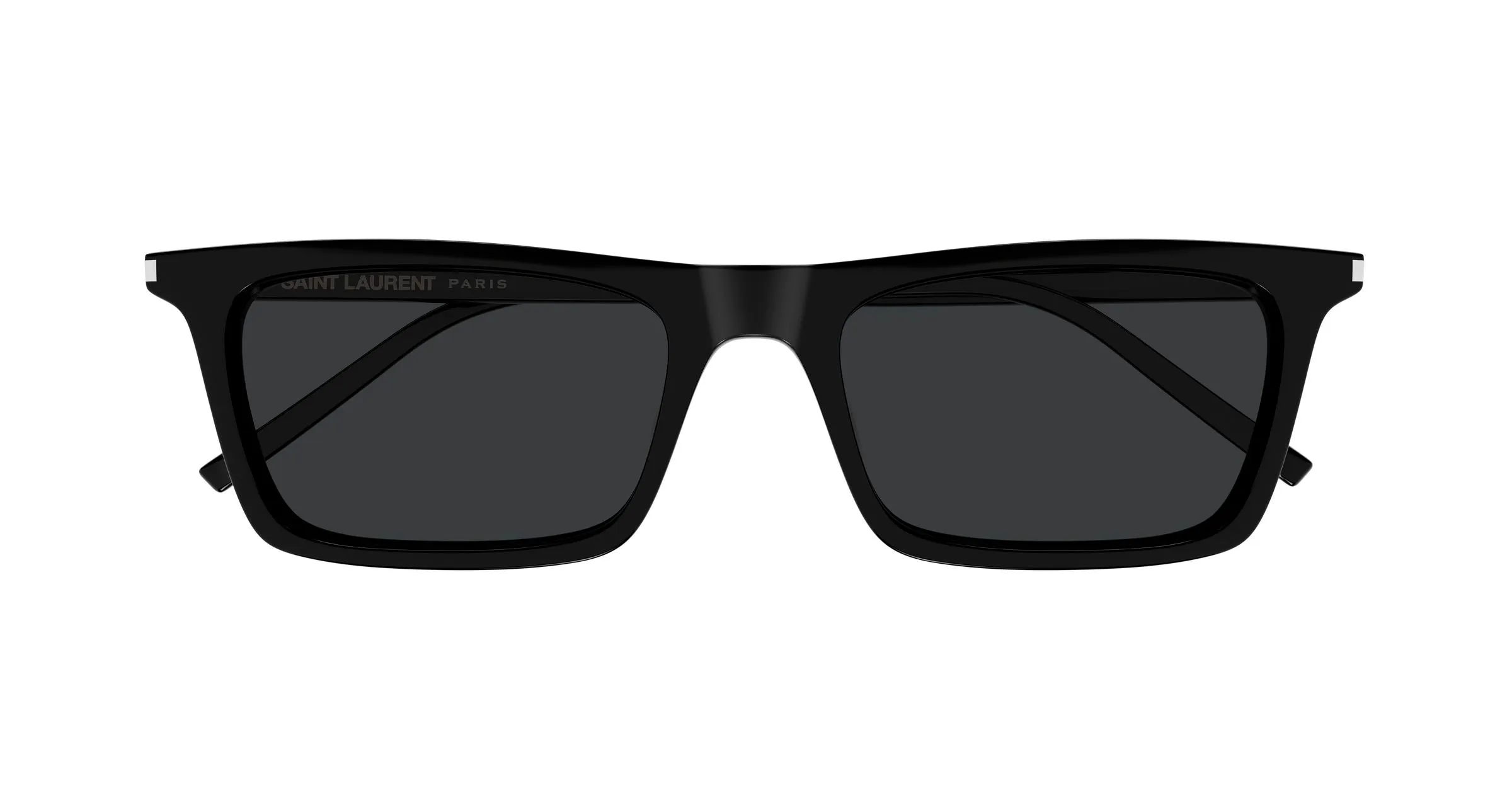 SAINT LAURENT SL 890 BETTY THIN 001 Occhiali da sole Acetato Nero Nero Squadrata - immagine 2