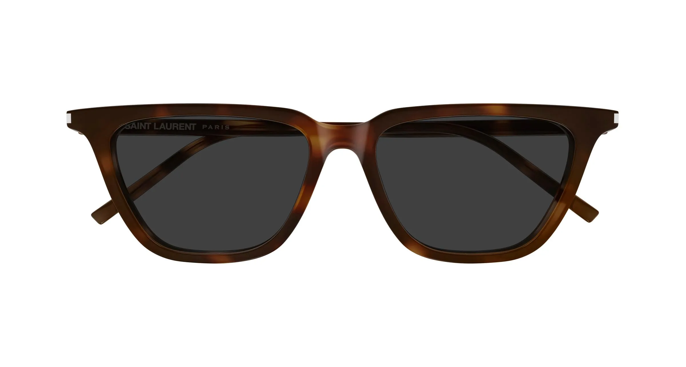 SAINT LAURENT SL 889 SULPICE THIN 003 Occhiali da sole Acetato Havana Grigio Cat Eye - immagine 2