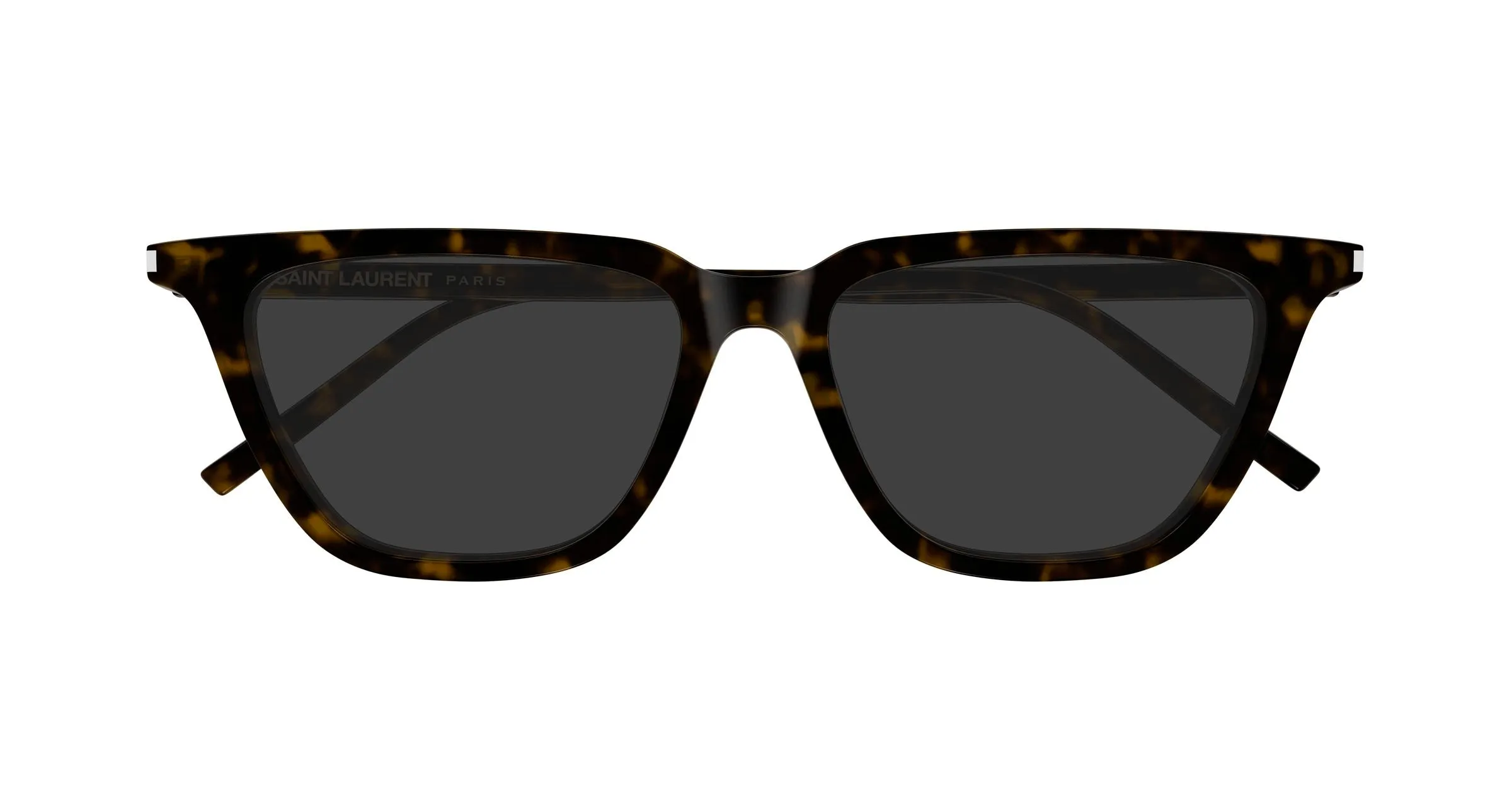 SAINT LAURENT SL 889 SULPICE THIN 002 Occhiali da sole Acetato Havana Grigio Cat Eye - immagine 2