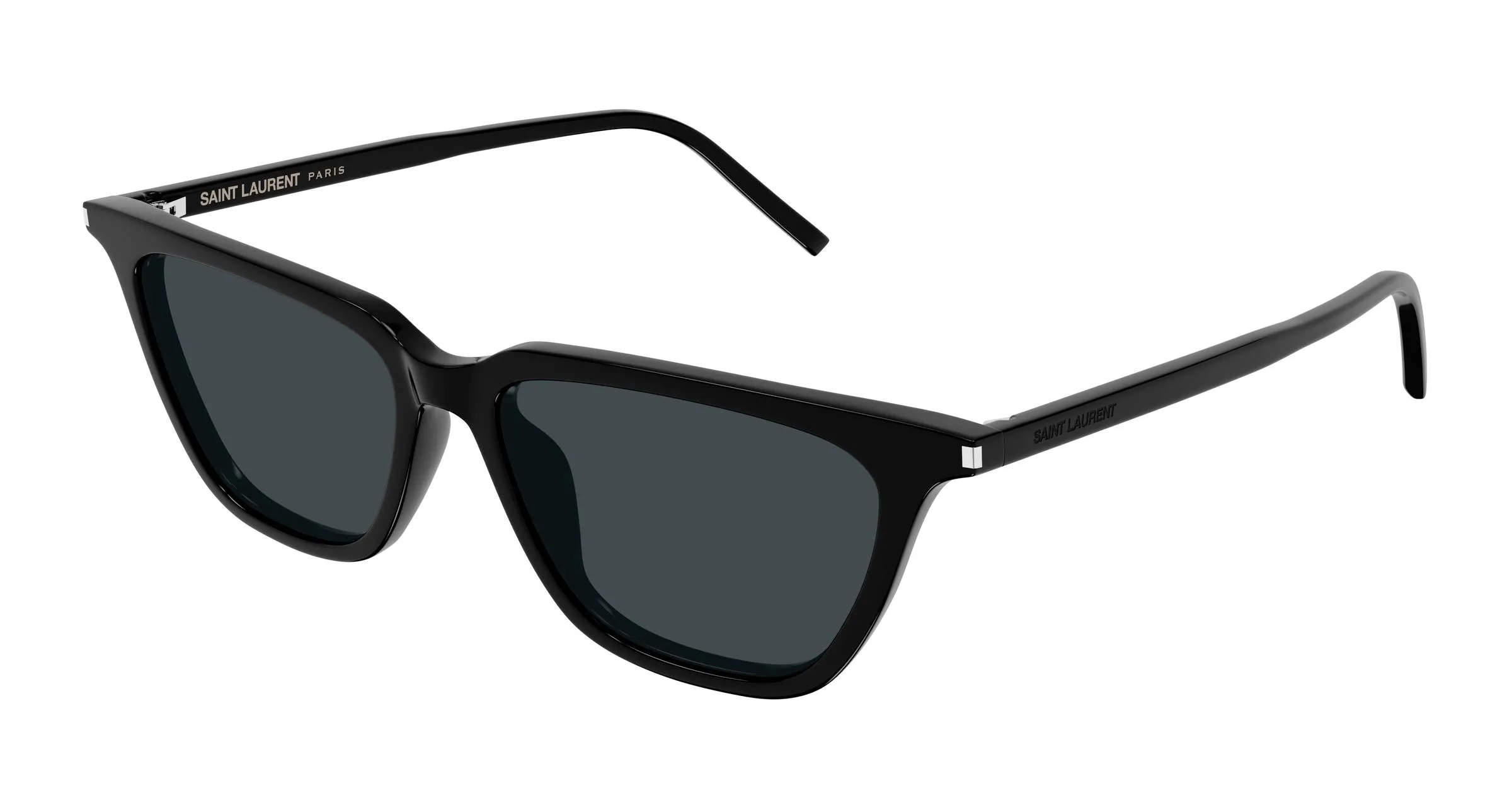 SAINT LAURENT SL 889 SULPICE THIN 001 Occhiali da sole Acetato Nero Nero Cat Eye - immagine 1