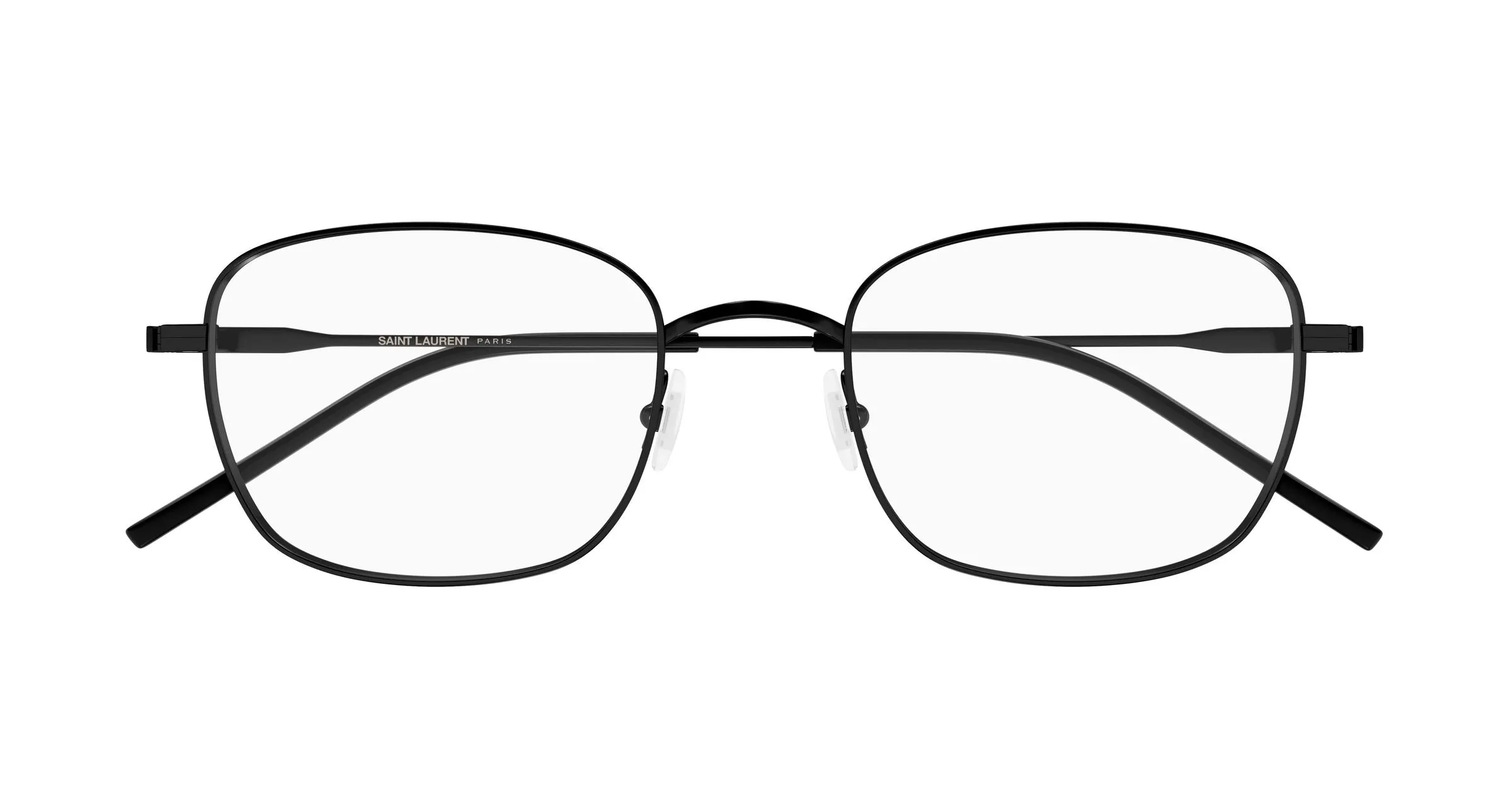 SAINT LAURENT SL 887 001 Montature da vista Metallo Nero Trasparente Rotonda - immagine 2