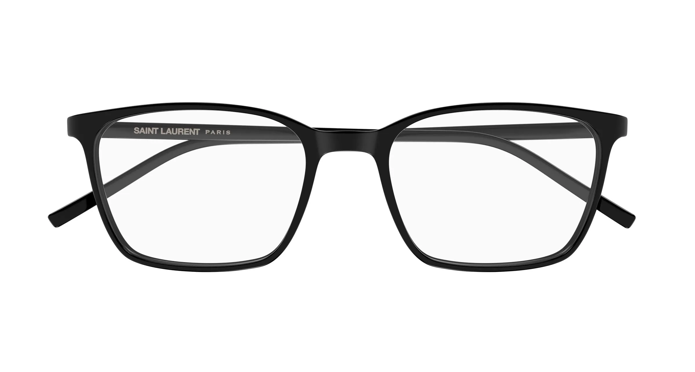 SAINT LAURENT SL 885 001 Montature da vista Bio-iniettato Nero Trasparente Squadrata - immagine 2
