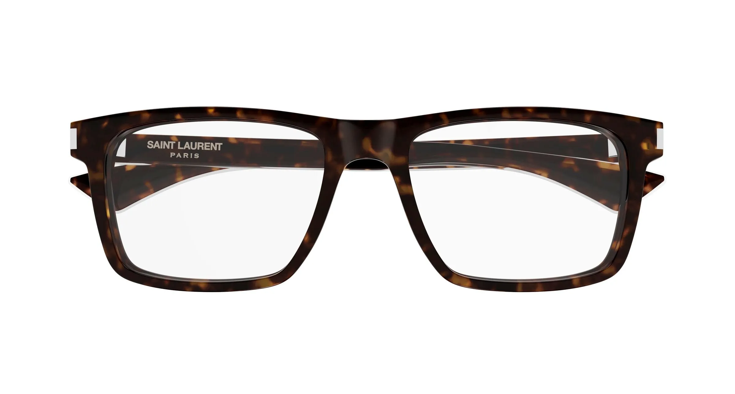 SAINT LAURENT SL 882 007 Montature da vista Acetato Havana Trasparente Squadrata Antiriflesso - immagine 2