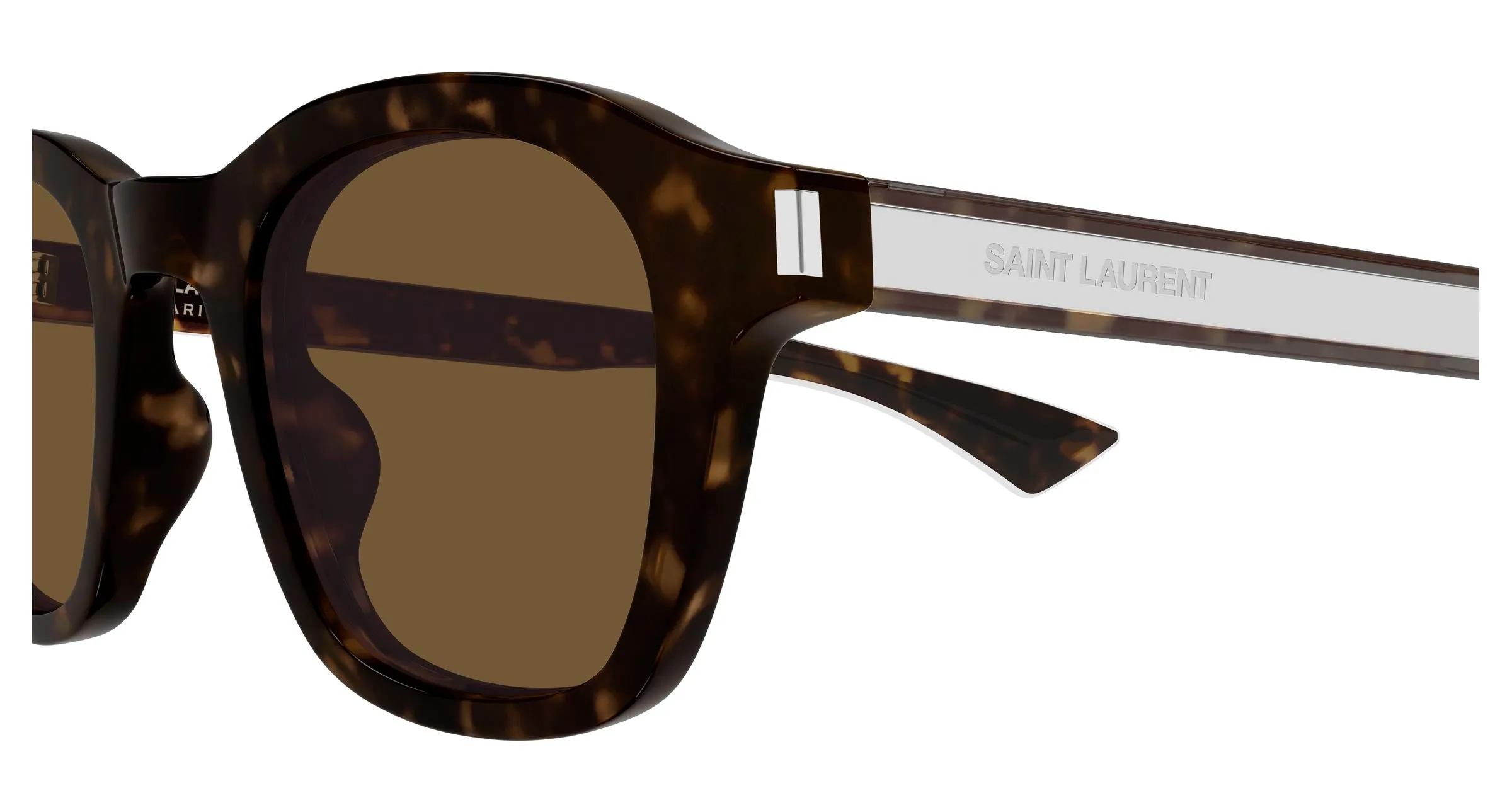 SAINT LAURENT SL 880 006 Occhiali da sole Acetato Havana Marrone Rotonda - immagine 3
