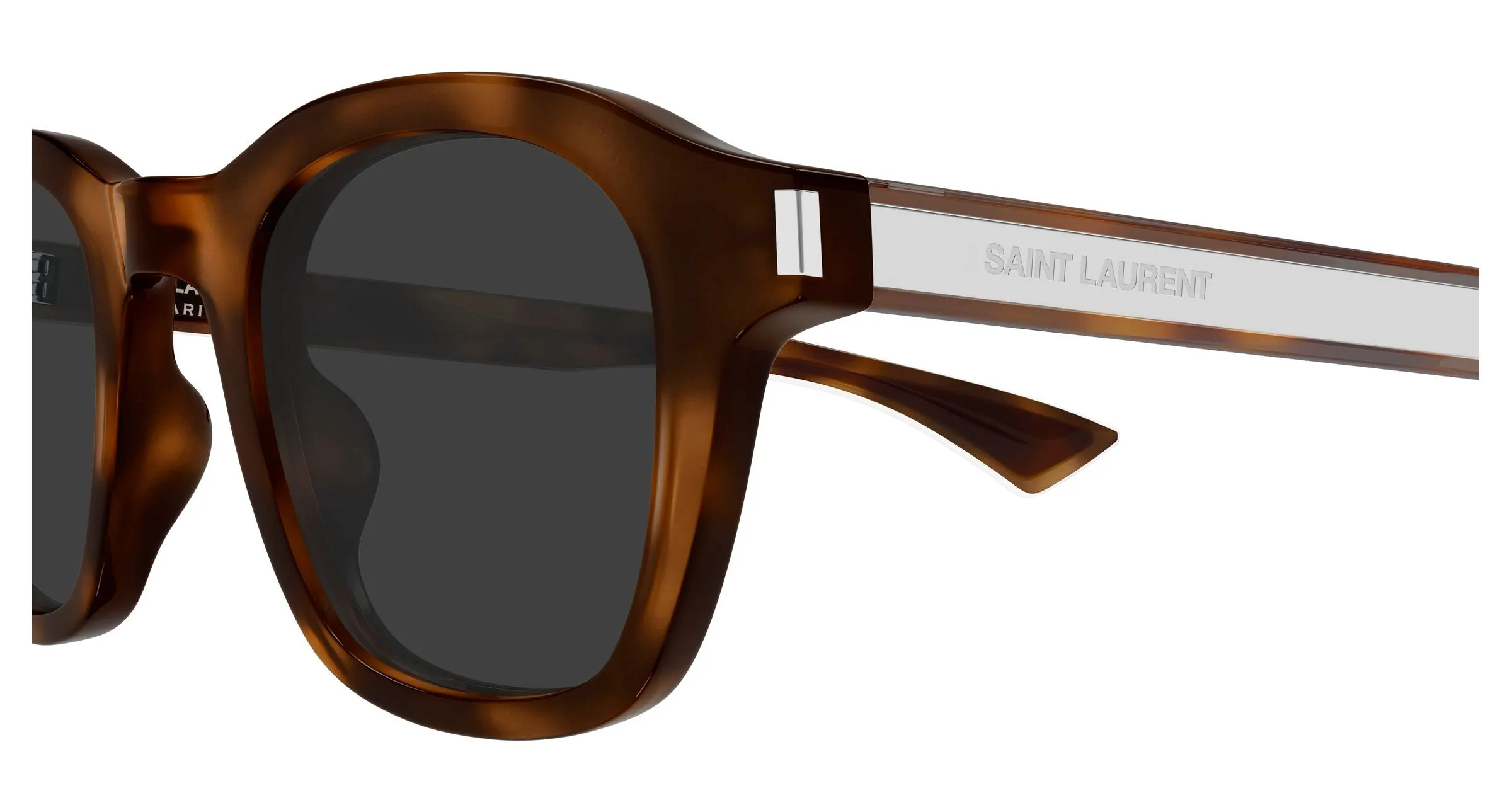 SAINT LAURENT SL 880 003 Occhiali da sole Acetato Havana Grigio Rotonda - immagine 3