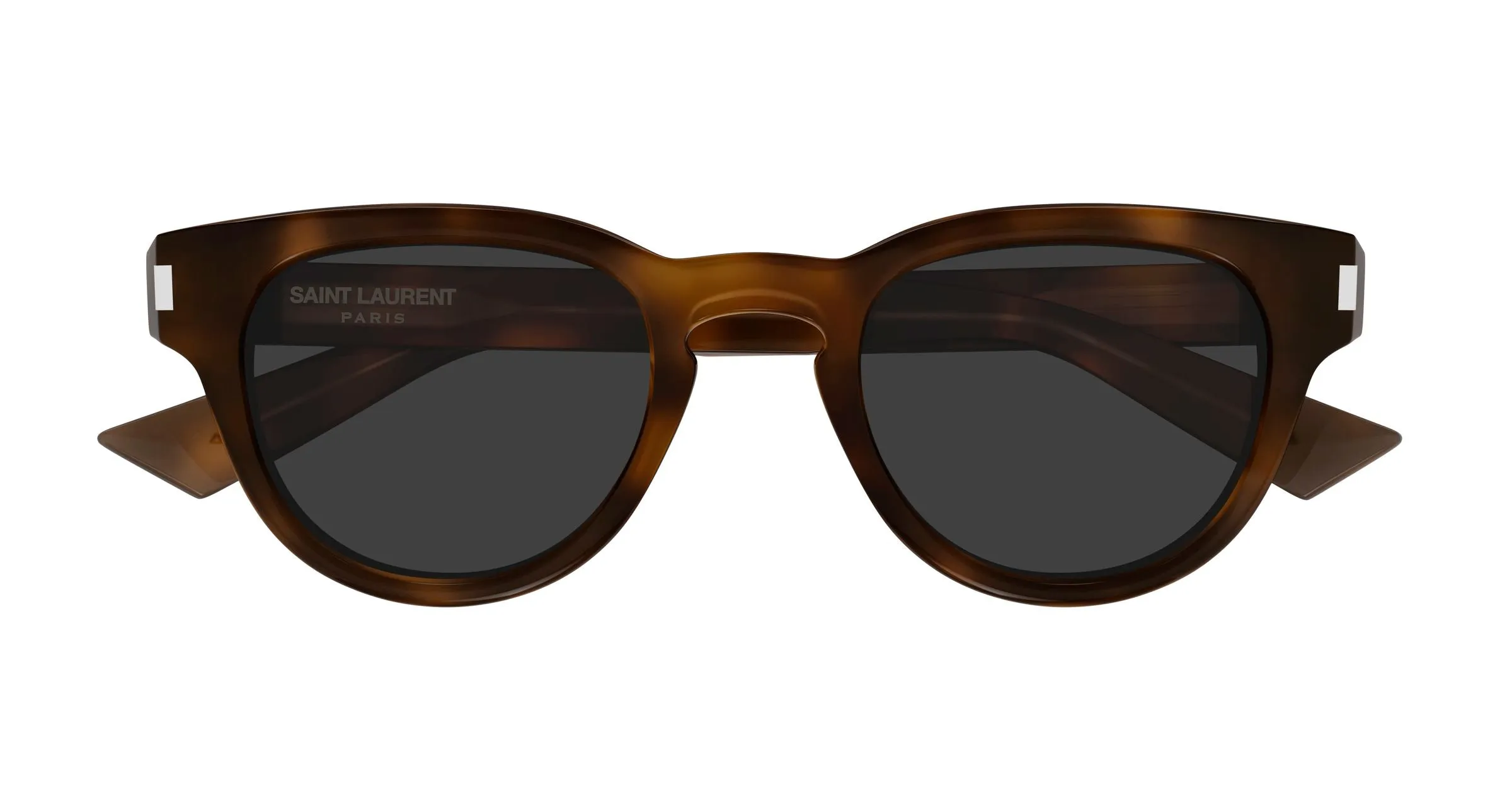 SAINT LAURENT SL 876 003 Occhiali da sole Acetato Havana Grigio Rotonda - immagine 2