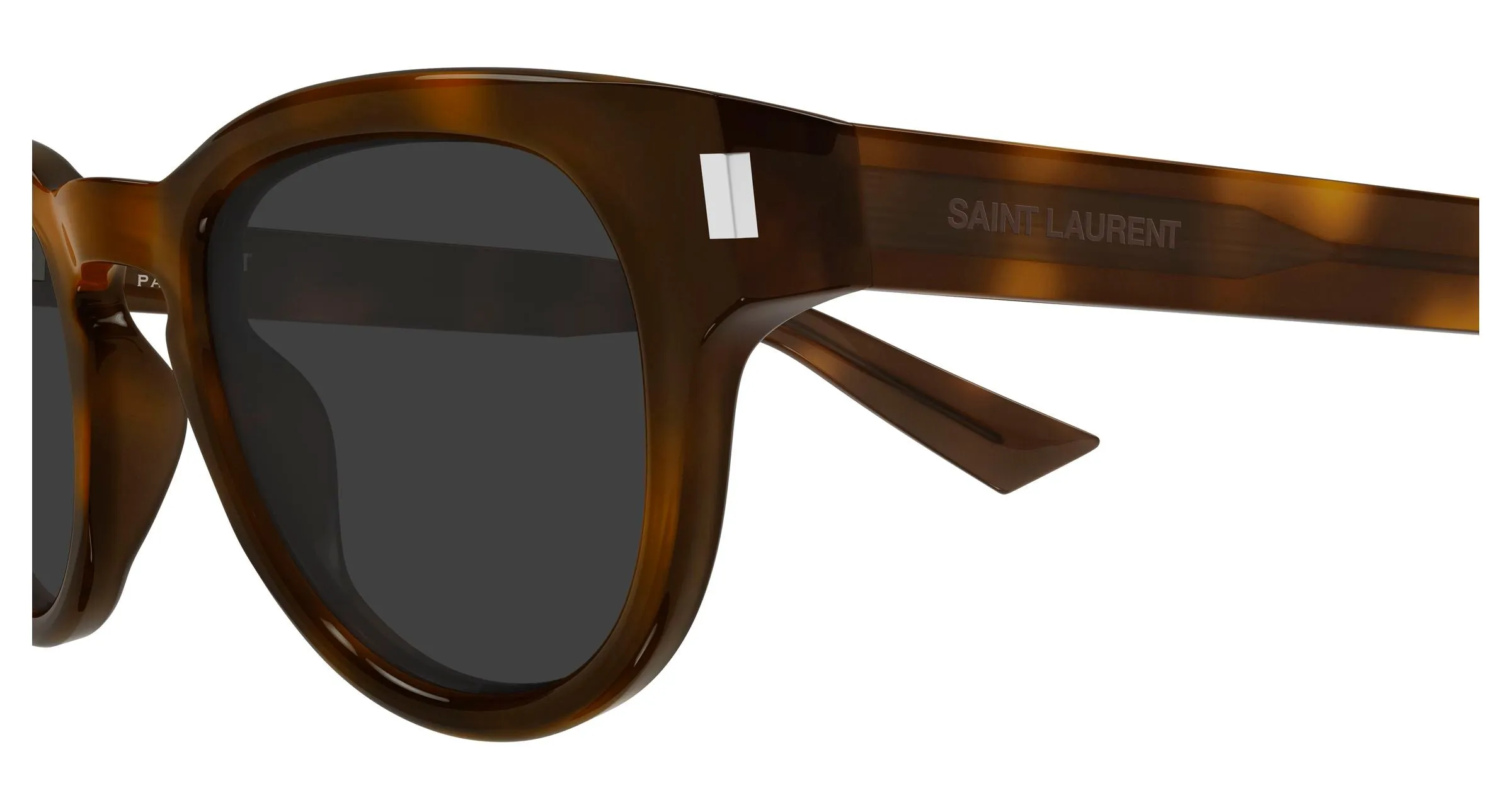 SAINT LAURENT SL 876 003 Occhiali da sole Acetato Havana Grigio Rotonda - immagine 3