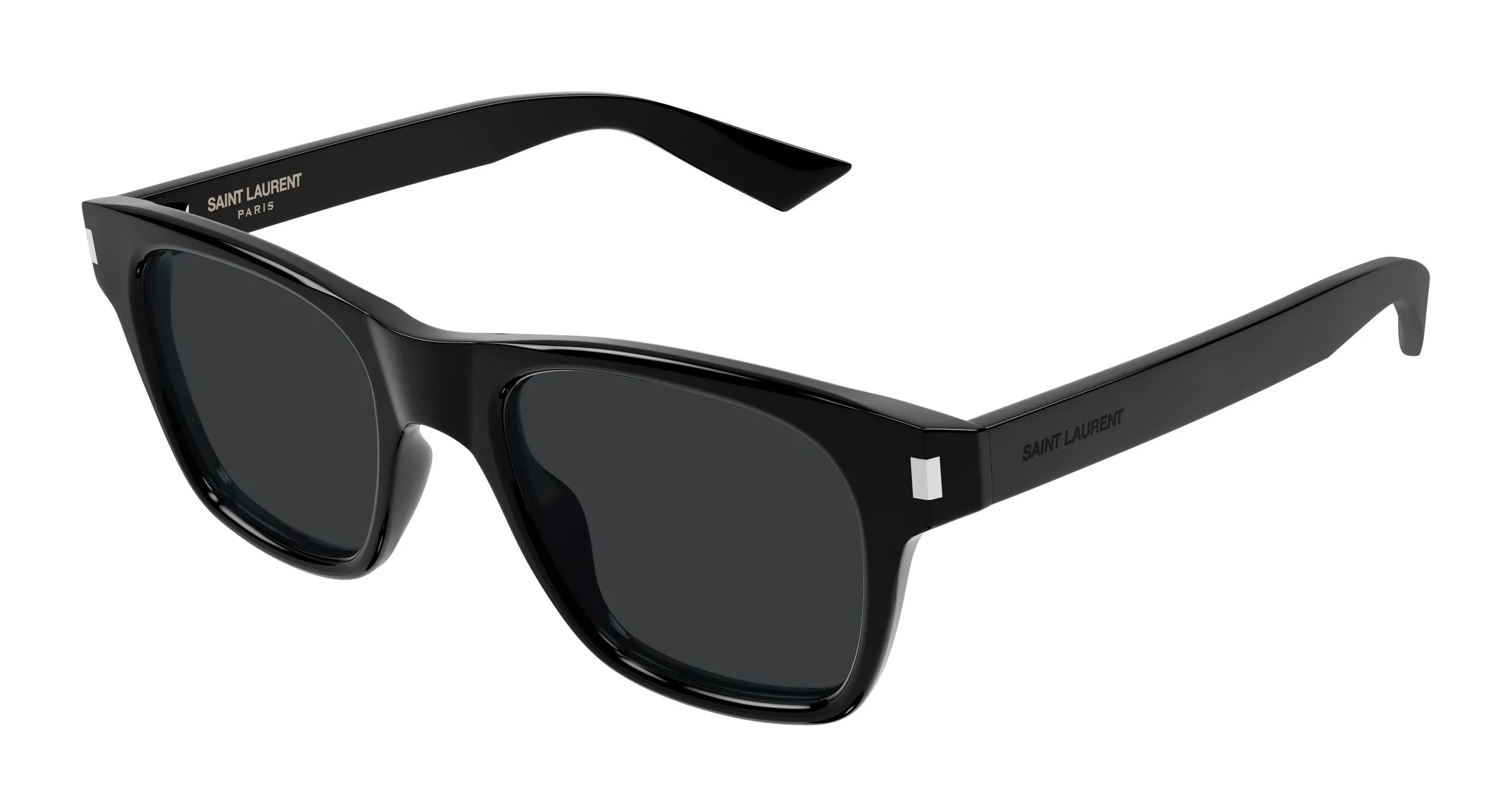 SAINT LAURENT SL 875 001 Occhiali da sole Acetato Nero Nero Squadrata - immagine 1