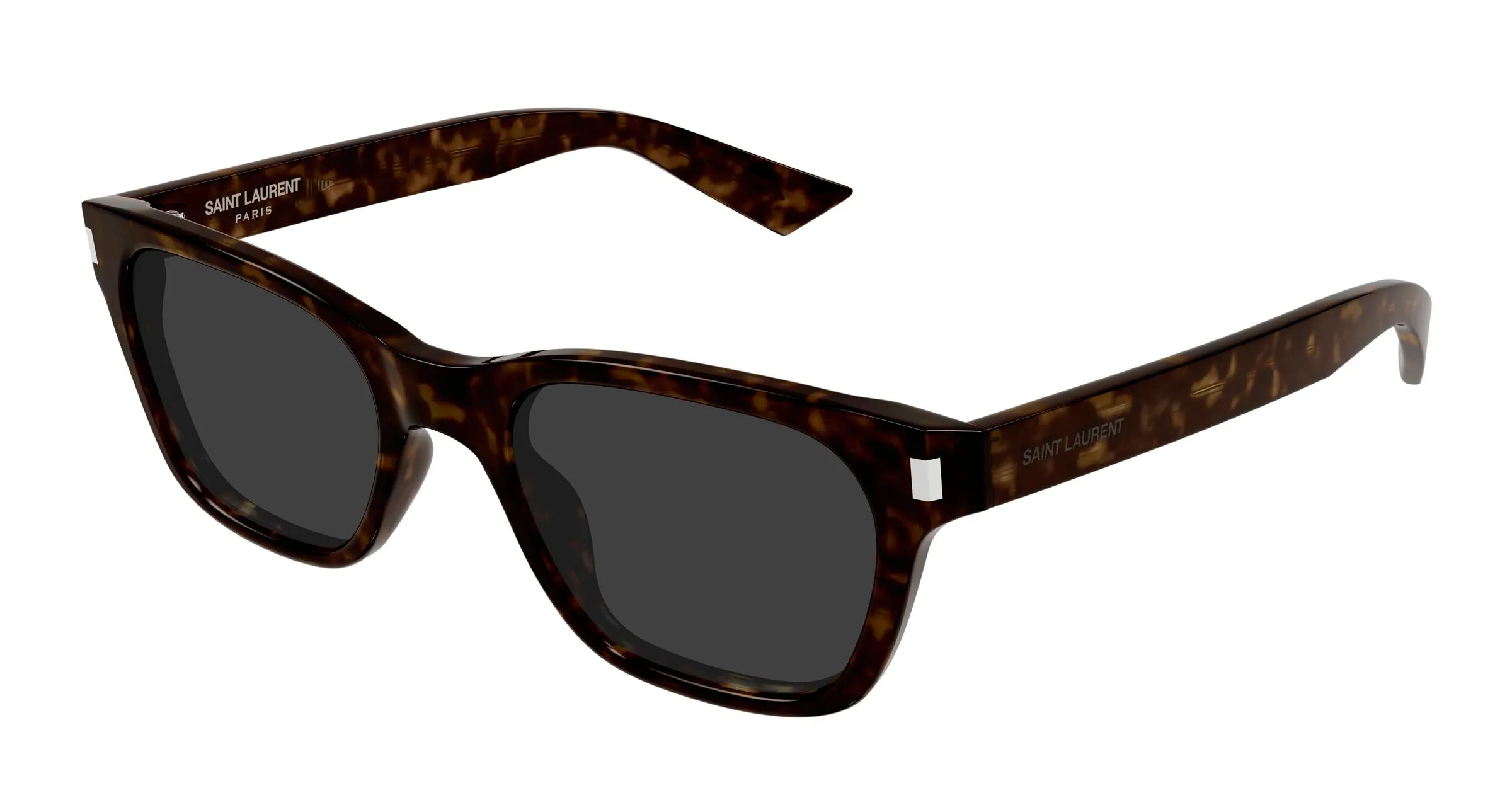 SAINT LAURENT SL 874 002 Occhiali da sole Acetato Havana Grigio Squadrata - immagine 1