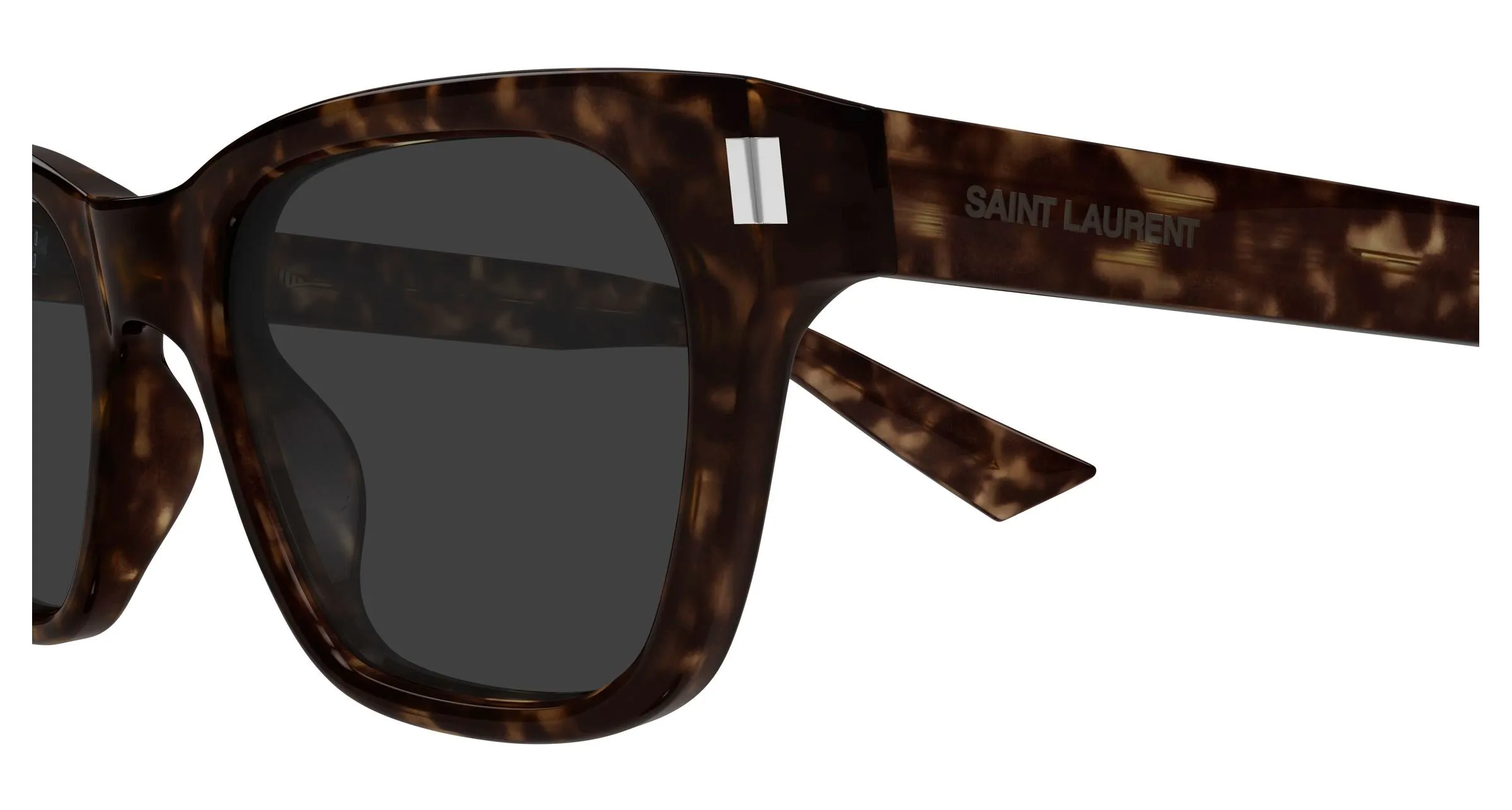 SAINT LAURENT SL 874 002 Occhiali da sole Acetato Havana Grigio Squadrata - immagine 3