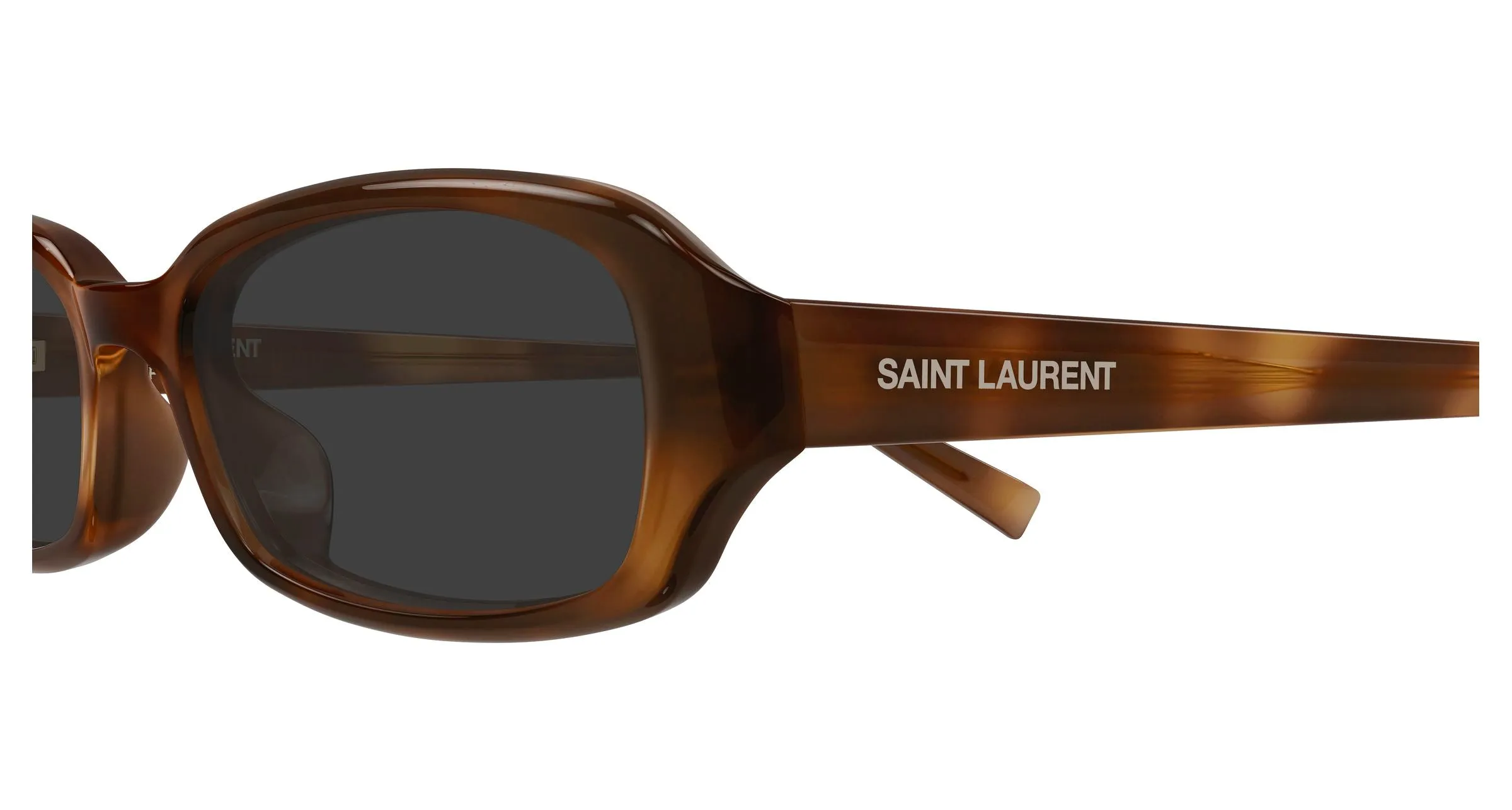 SAINT LAURENT SL 872 ERIN 004 Occhiali da sole Acetato Havana Grigio Rotonda - immagine 3