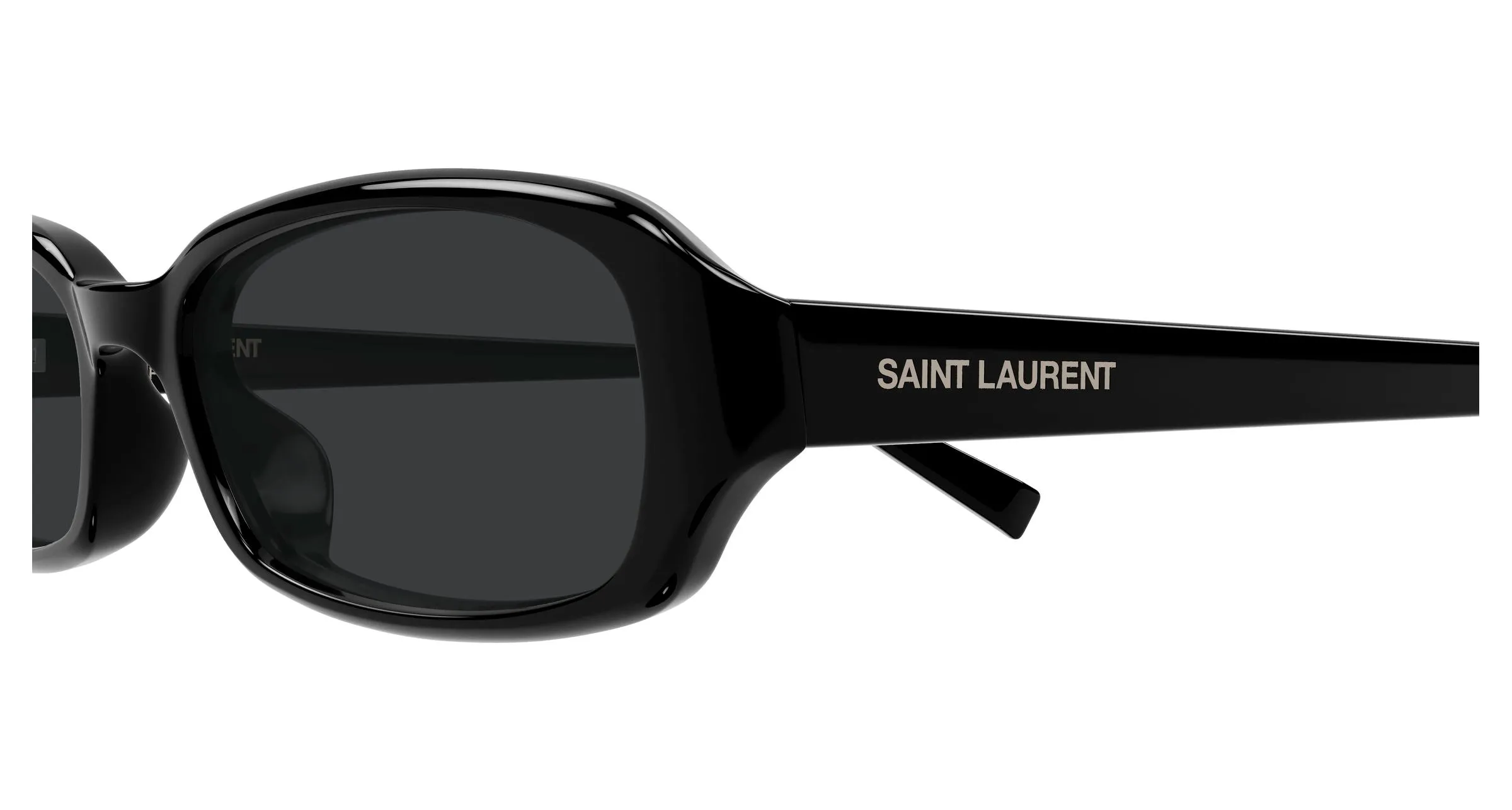 SAINT LAURENT SL 872 ERIN 001 Occhiali da sole Acetato Nero Nero Rotonda - immagine 3