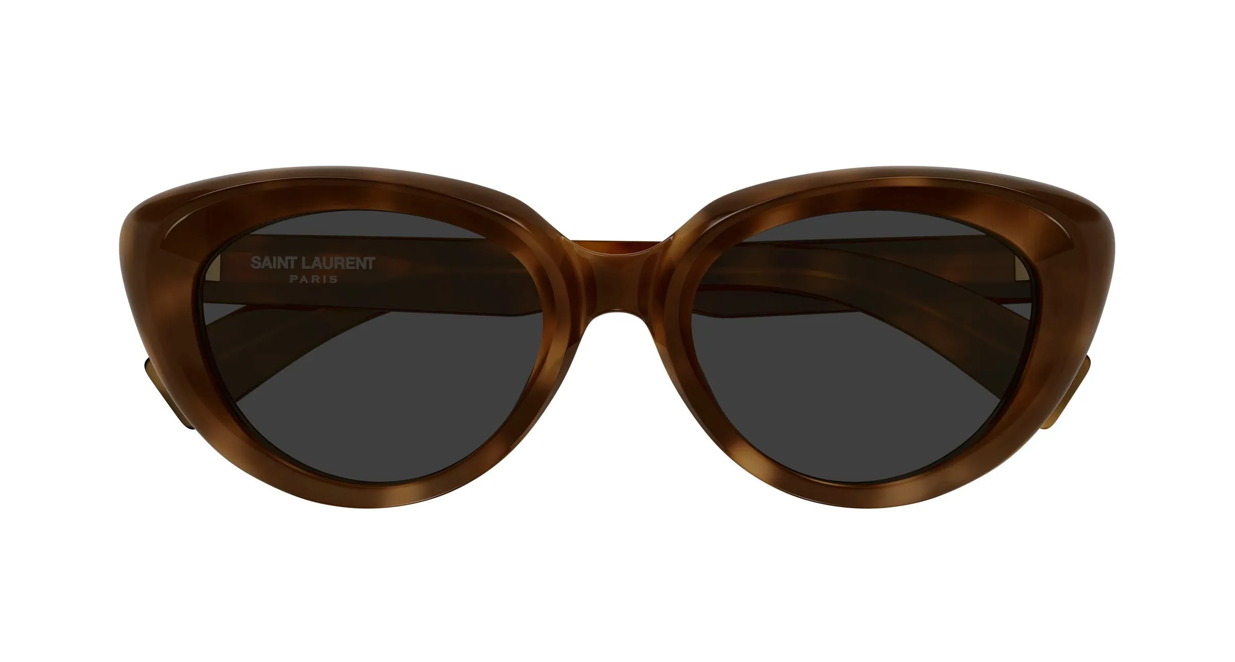 SAINT LAURENT SL 859 003 Occhiali da sole Acetato Havana Grigio Cat Eye - immagine 2