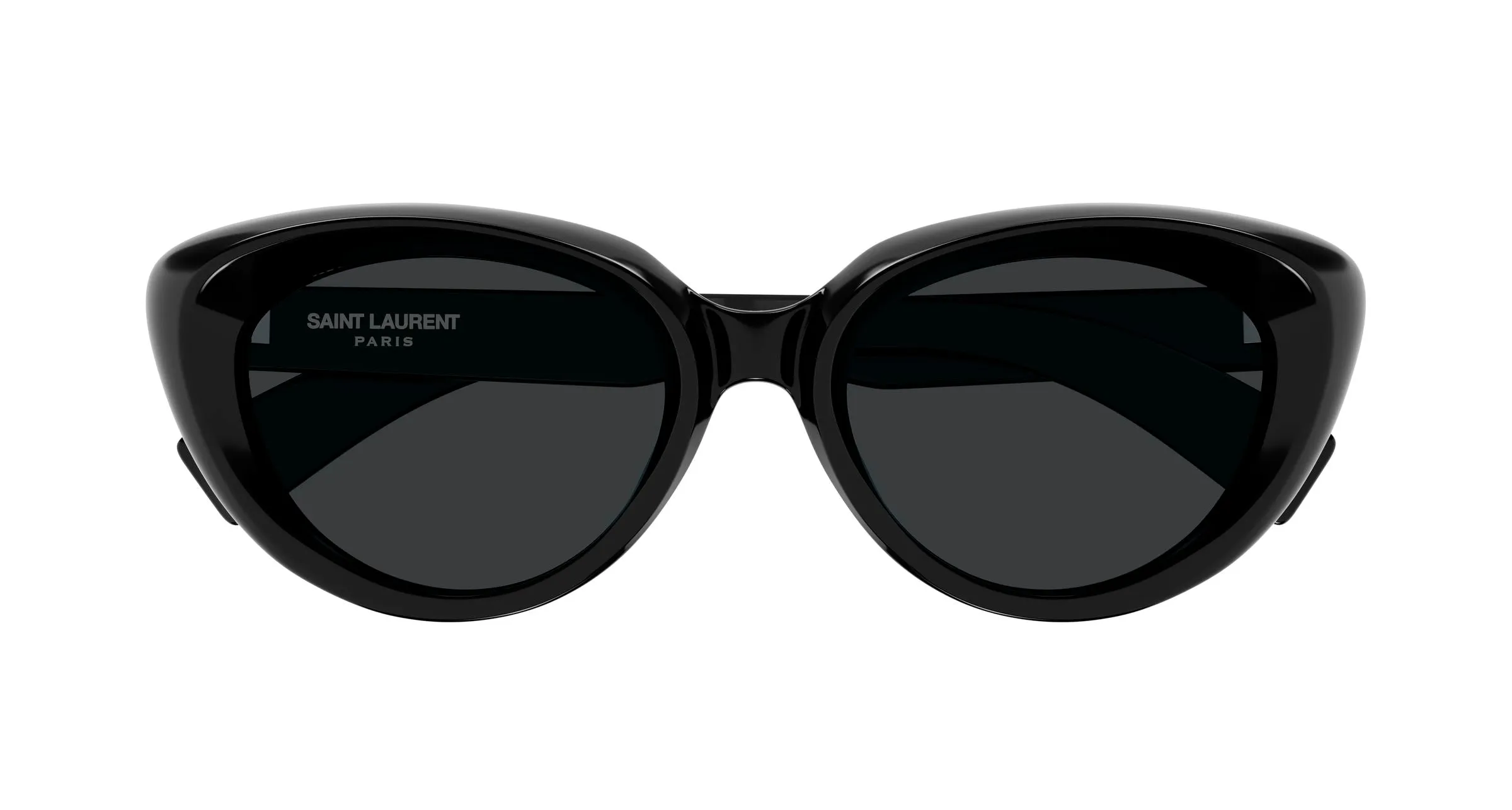 SAINT LAURENT SL 859 001 Occhiali da sole Acetato Nero Nero Cat Eye - immagine 2
