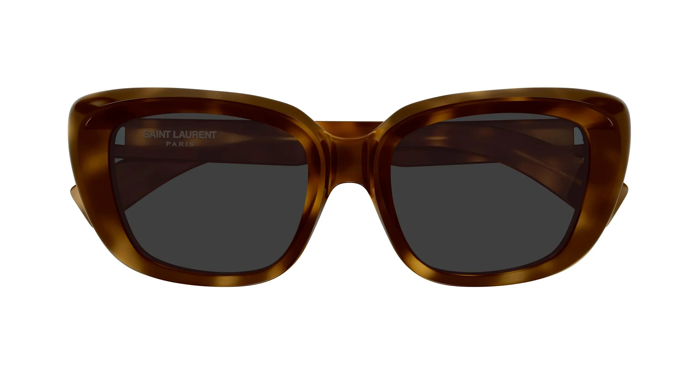 SAINT LAURENT SL 857 003 Occhiali da sole Acetato Havana Grigio Cat Eye - immagine 2