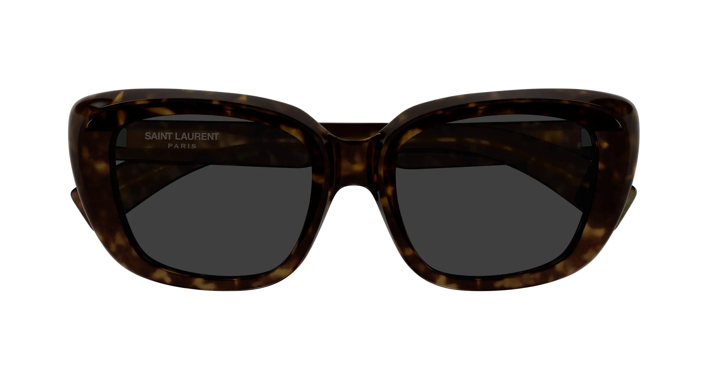 SAINT LAURENT SL 857 002 Occhiali da sole Acetato Havana Grigio Cat Eye - immagine 2