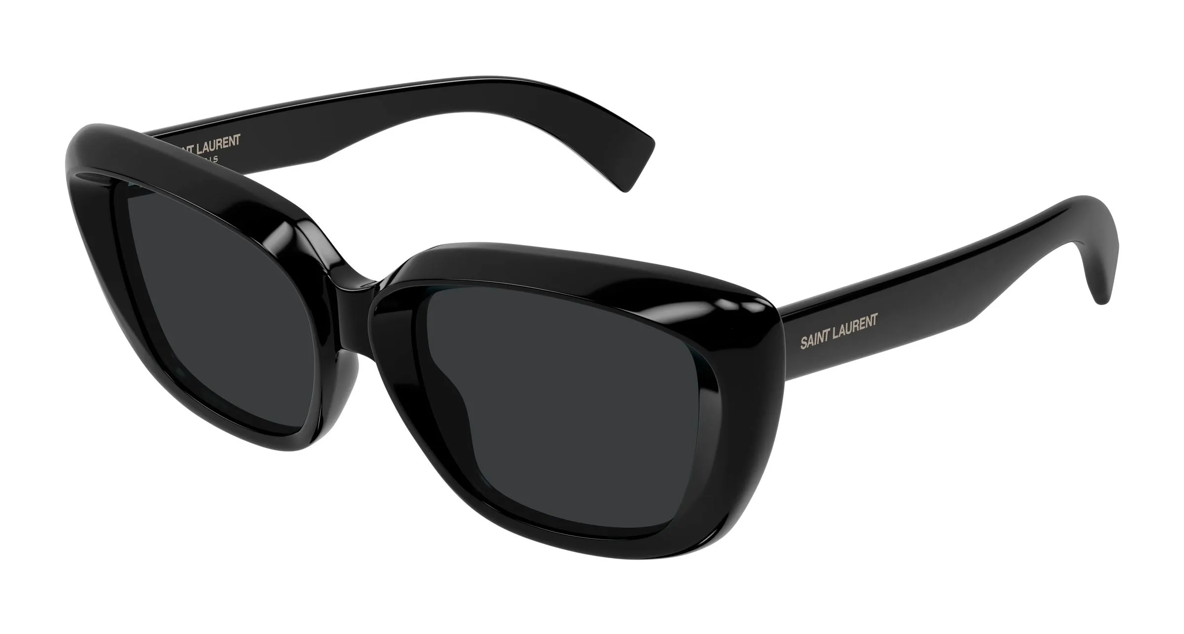SAINT LAURENT SL 857 001 Occhiali da sole Acetato Nero Nero Cat Eye - immagine 1