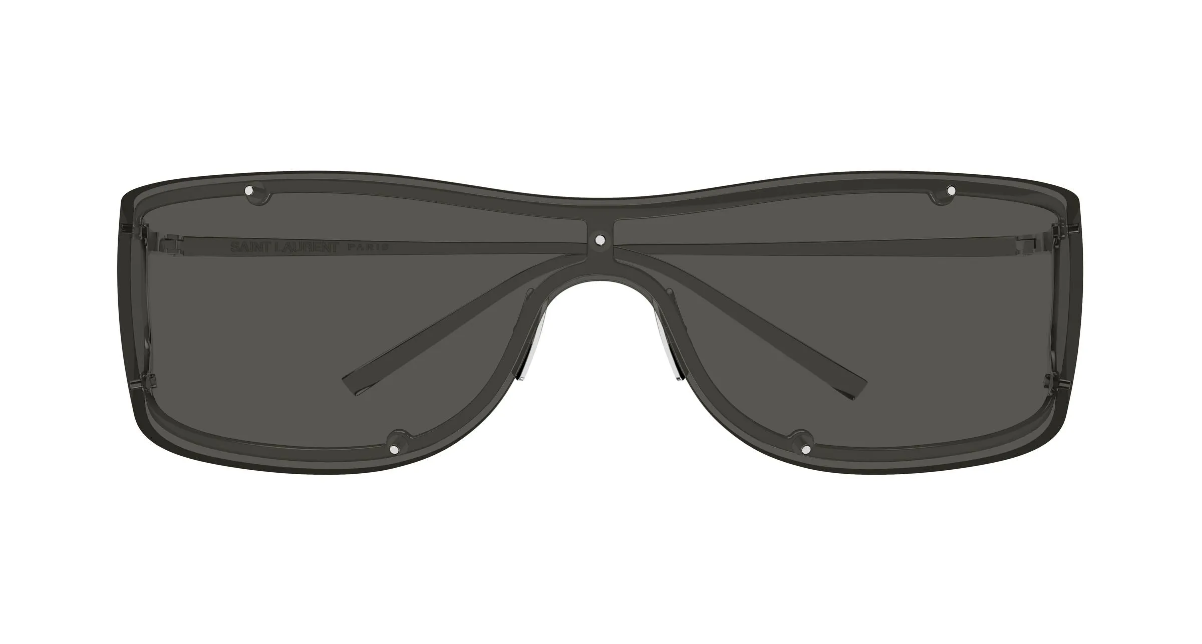 SAINT LAURENT SL 807 001 Occhiali da sole Metallo Argento Grigio Maschera - immagine 2